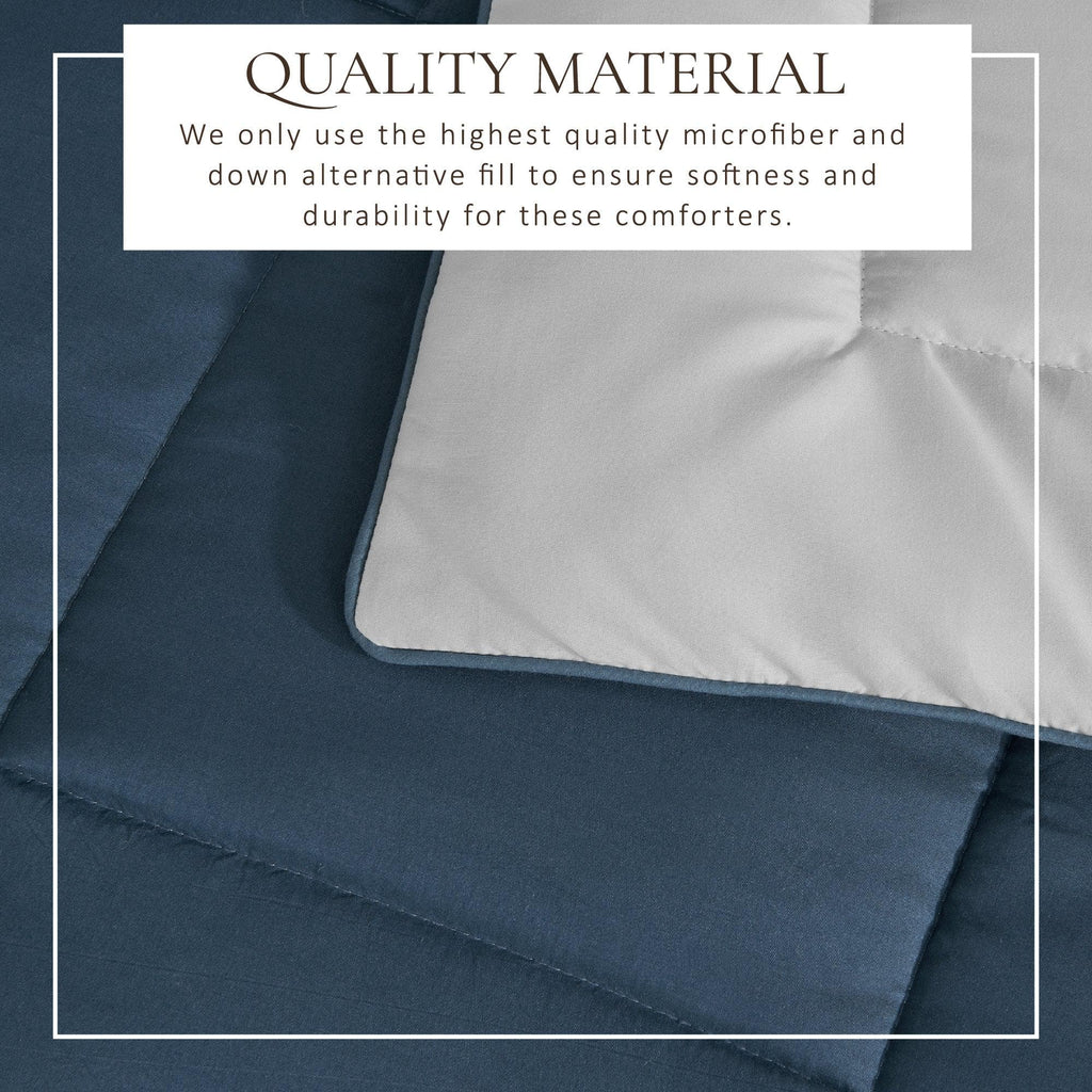Reversible Comforter Set - Odette Collection - Rustic Avenue
