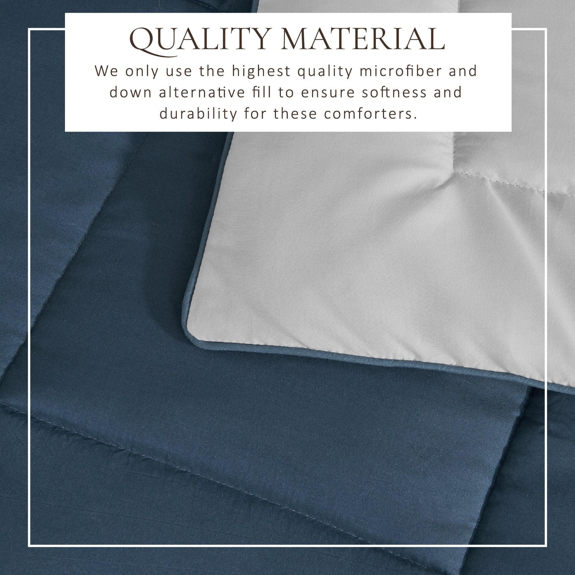 Reversible Comforter Set - Odette Collection - Rustic Avenue