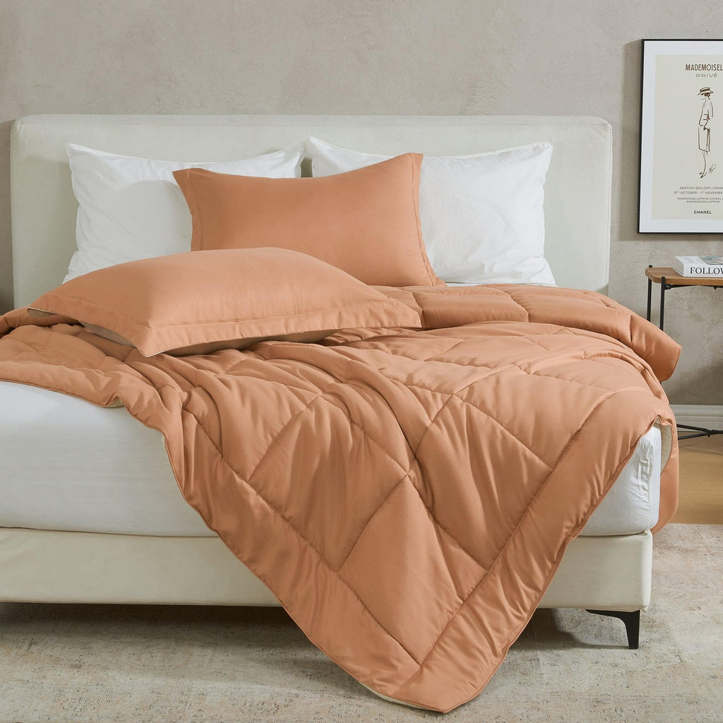 Reversible Comforter Set - Odette Collection - Rustic Avenue