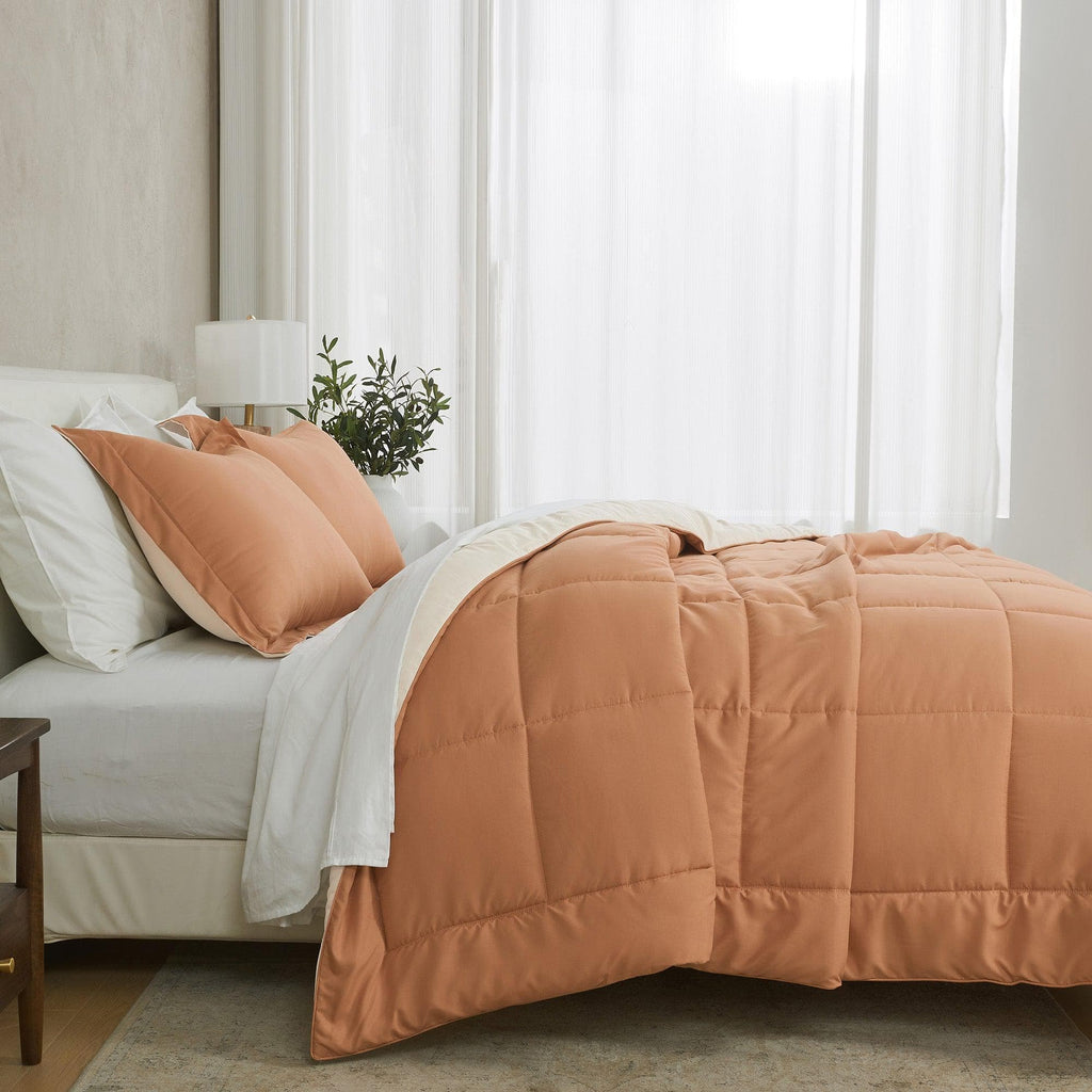 Reversible Comforter Set - Odette Collection - Rustic Avenue