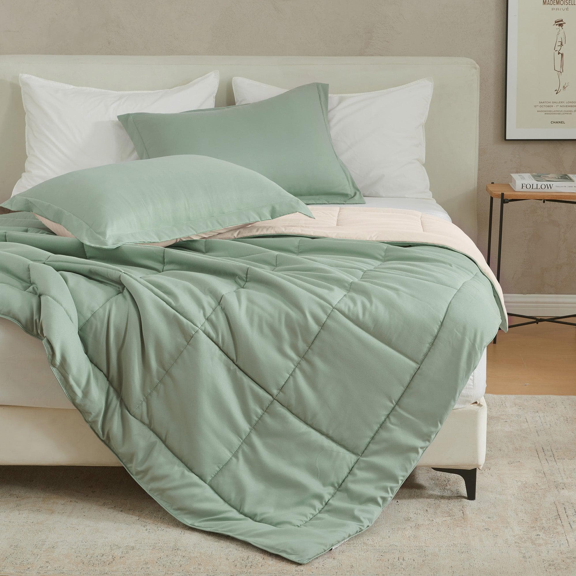Reversible Comforter Set - Odette Collection - Rustic Avenue