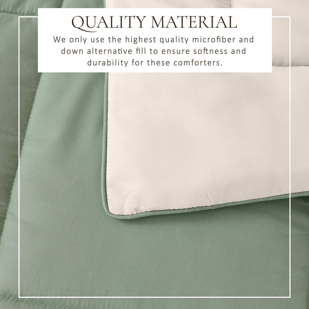 Reversible Comforter Set - Odette Collection - Rustic Avenue
