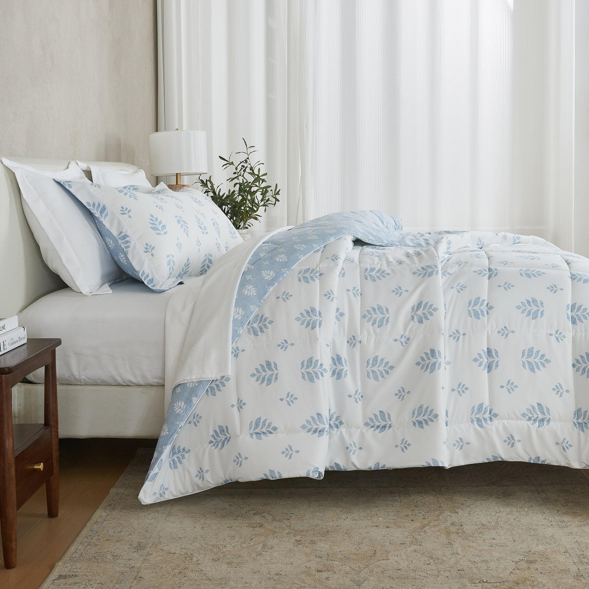 Reversible Comforter Set - Odette Collection - Rustic Avenue