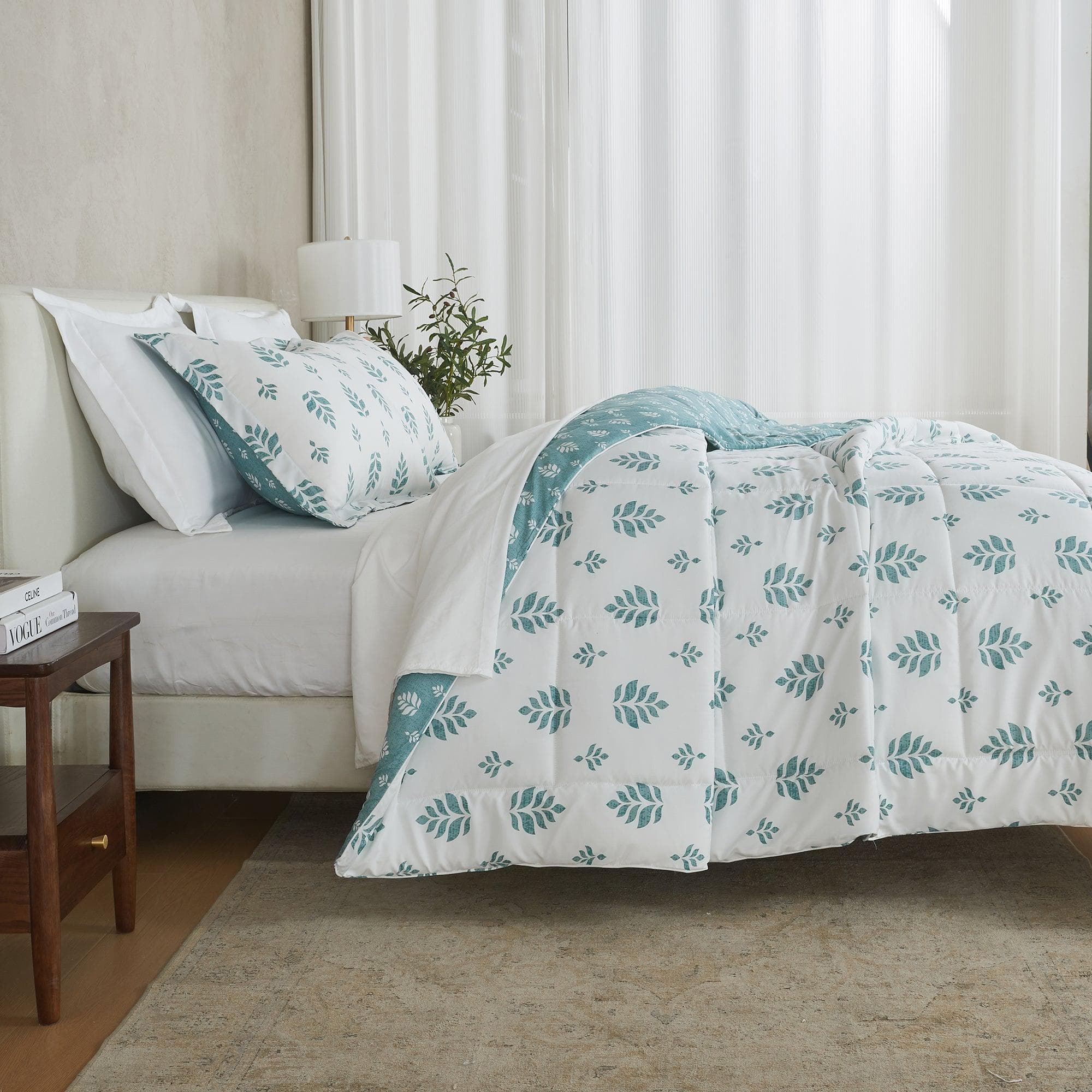 Reversible Comforter Set - Odette Collection - Rustic Avenue