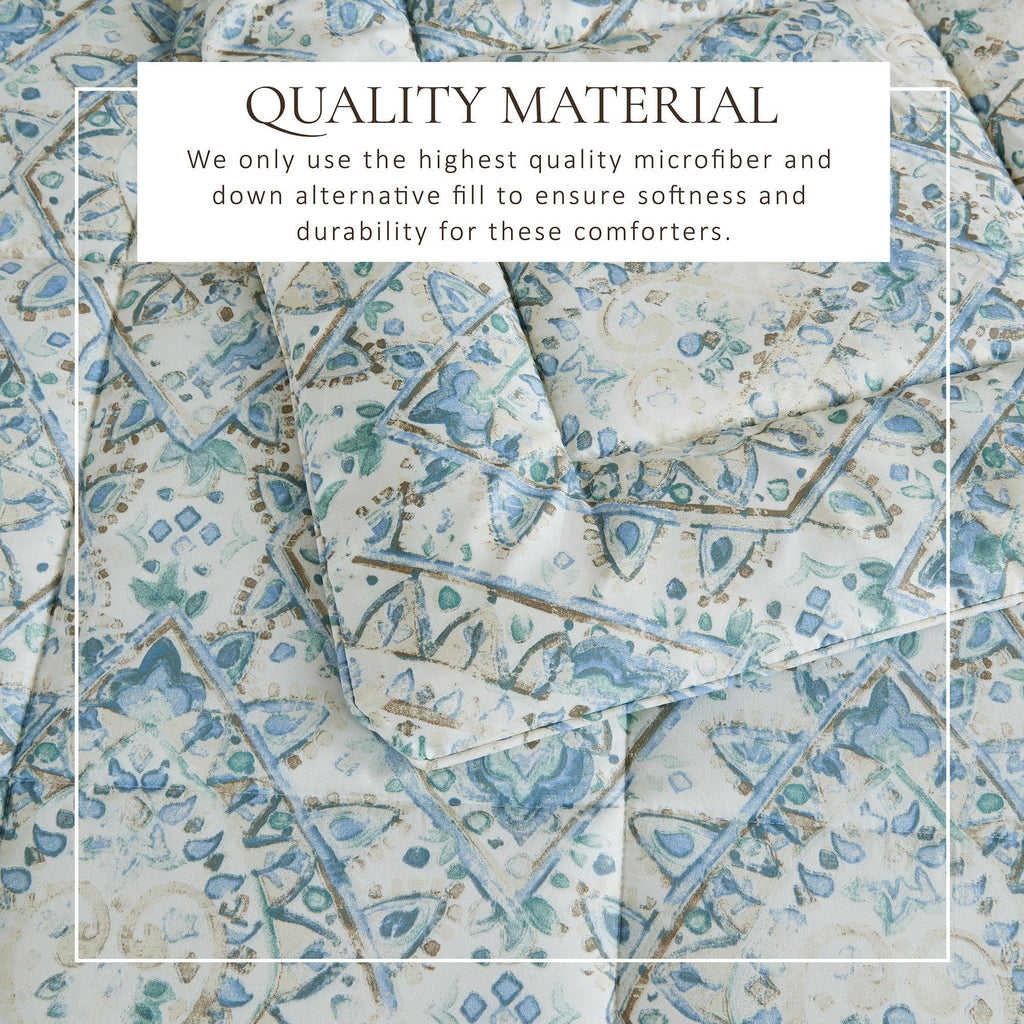 Reversible Comforter Set - Odette Collection - Rustic Avenue
