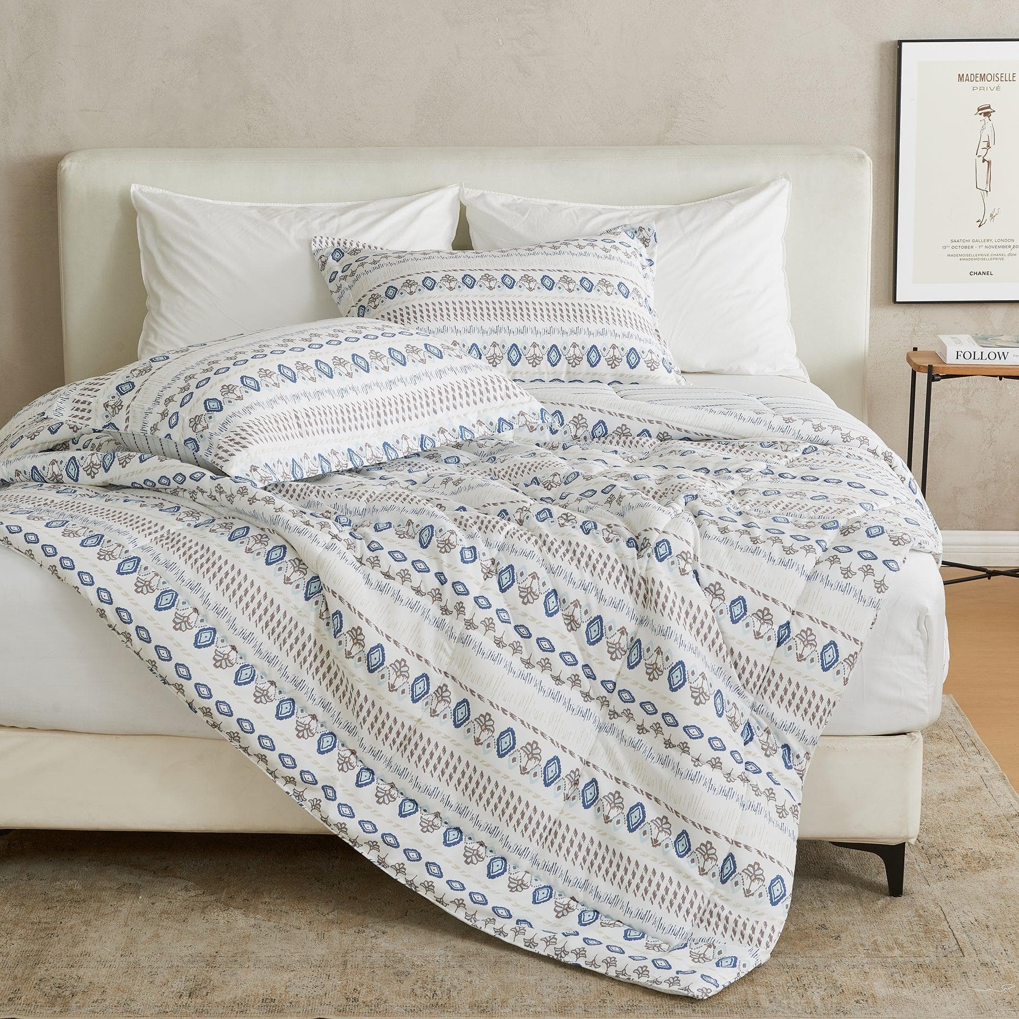 Reversible Comforter Set - Odette Collection - Rustic Avenue