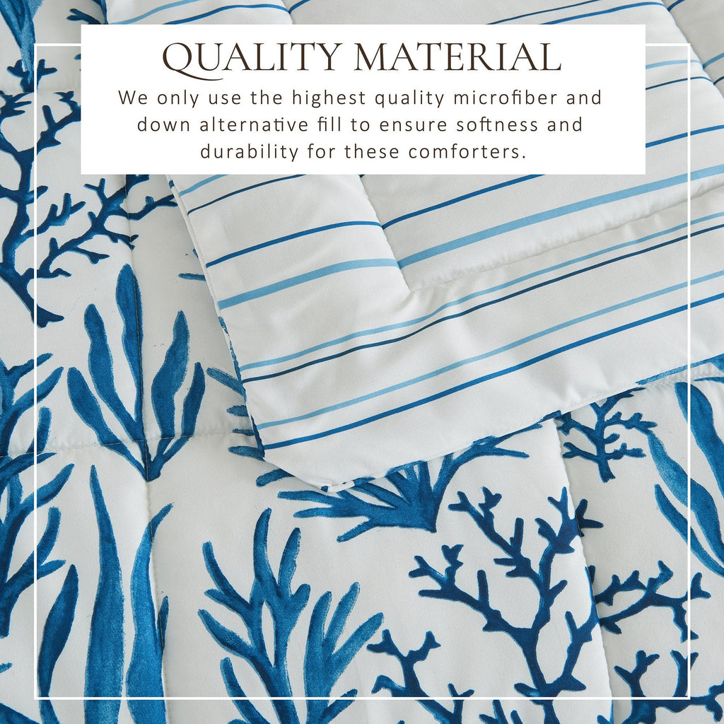 Reversible Comforter Set - Odette Collection - Rustic Avenue
