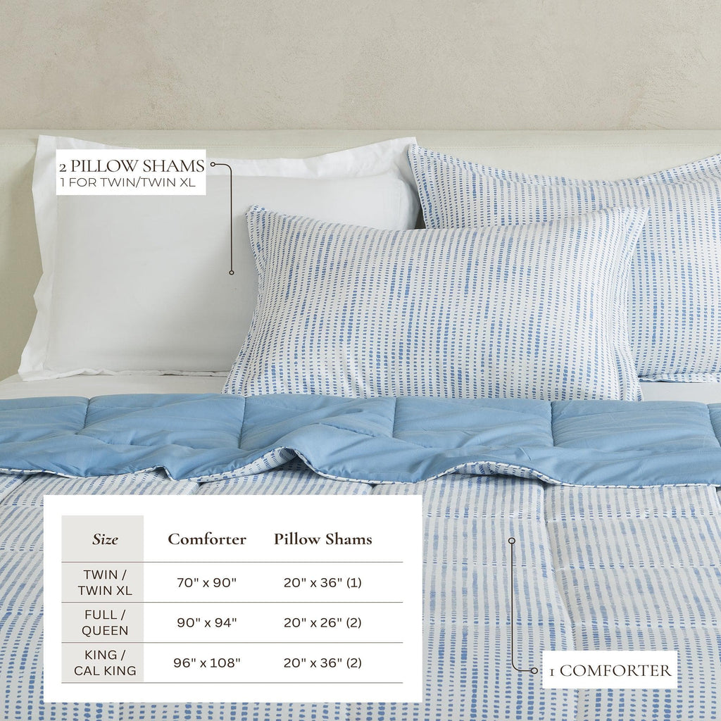 Reversible Comforter Set - Odette Collection - Rustic Avenue