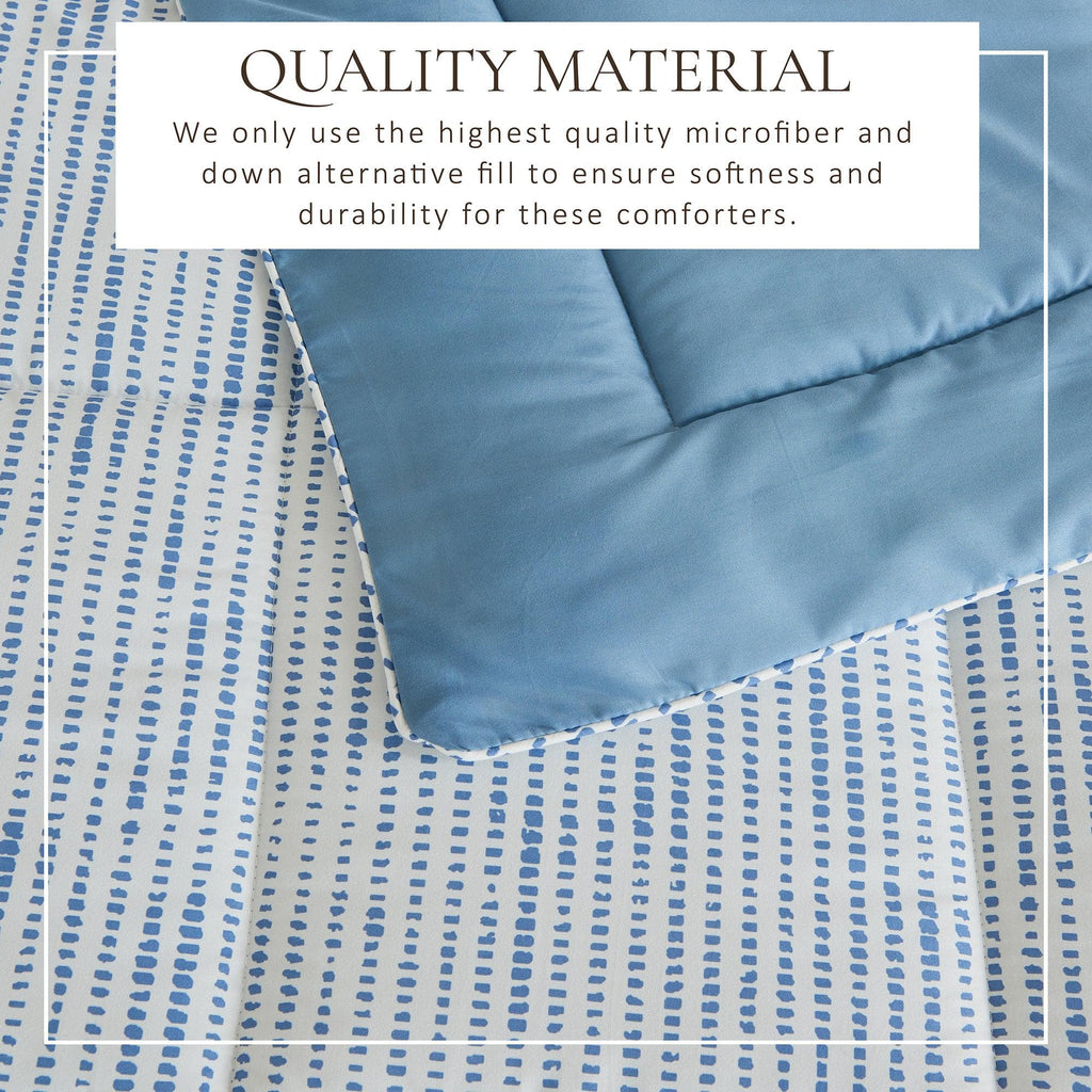 Reversible Comforter Set - Odette Collection - Rustic Avenue
