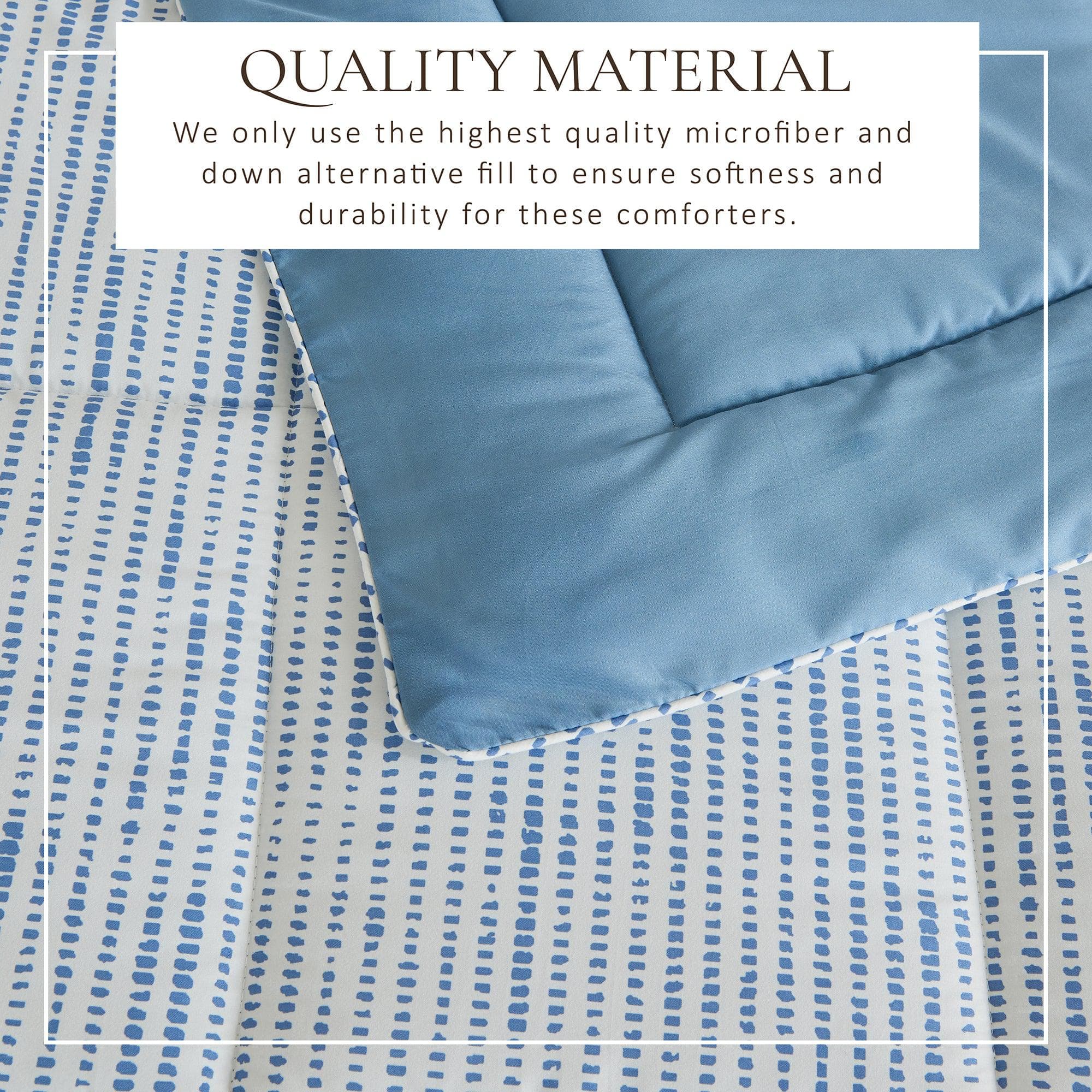Reversible Comforter Set - Odette Collection - Rustic Avenue