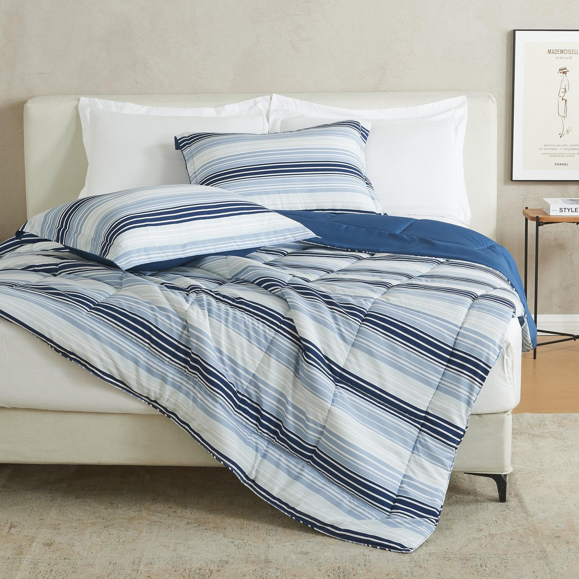 Reversible Comforter Set - Odette Collection - Rustic Avenue