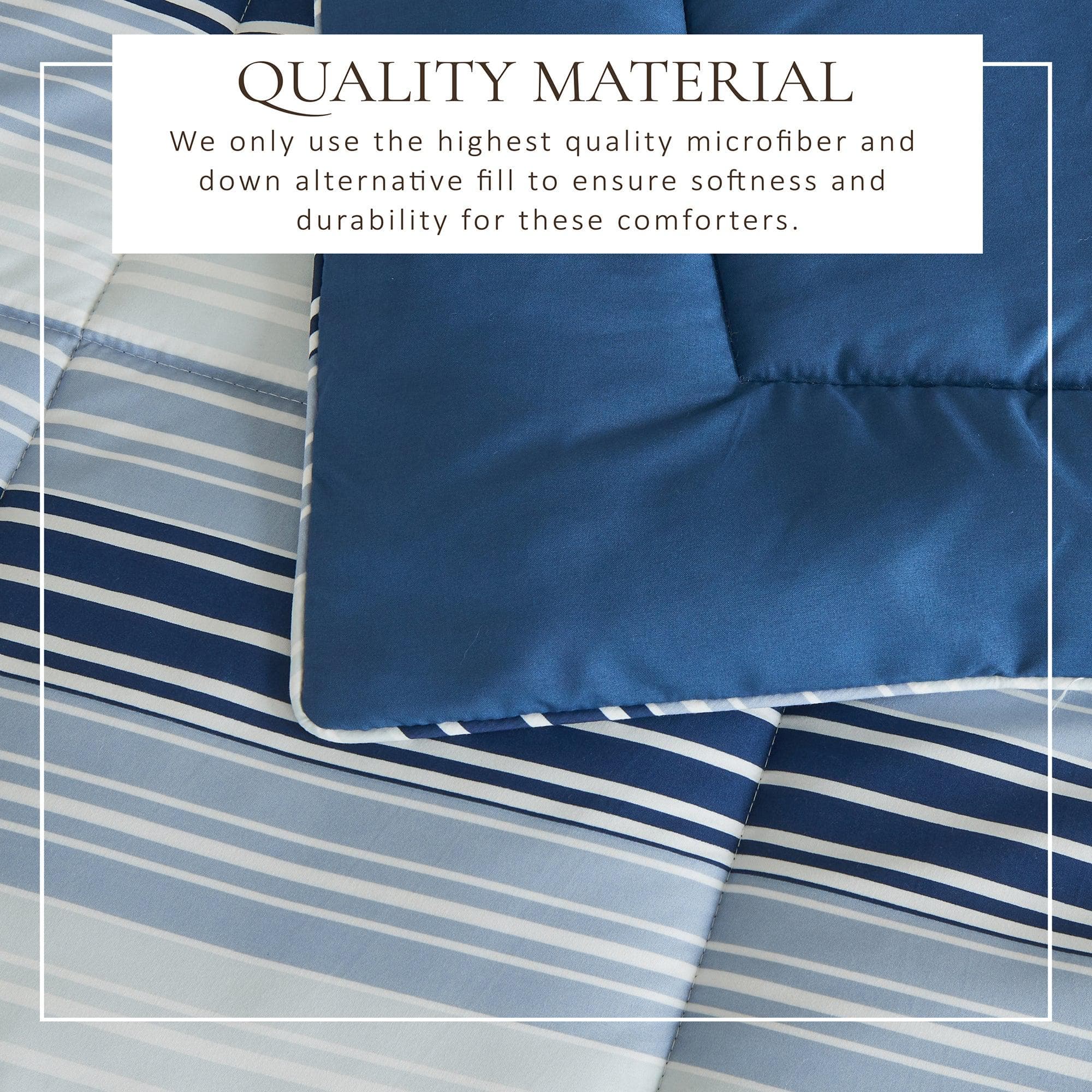 Reversible Comforter Set - Odette Collection - Rustic Avenue