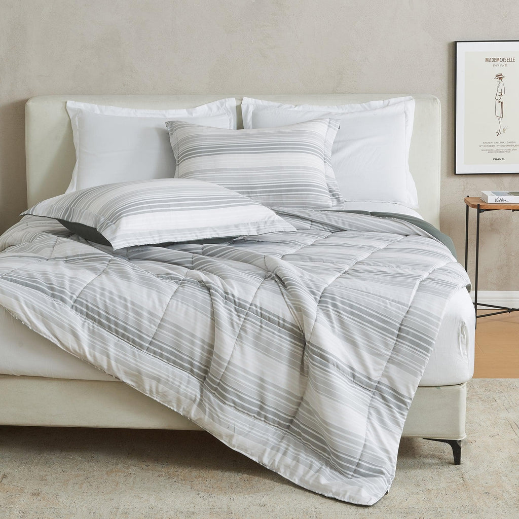 Reversible Comforter Set - Odette Collection - Rustic Avenue