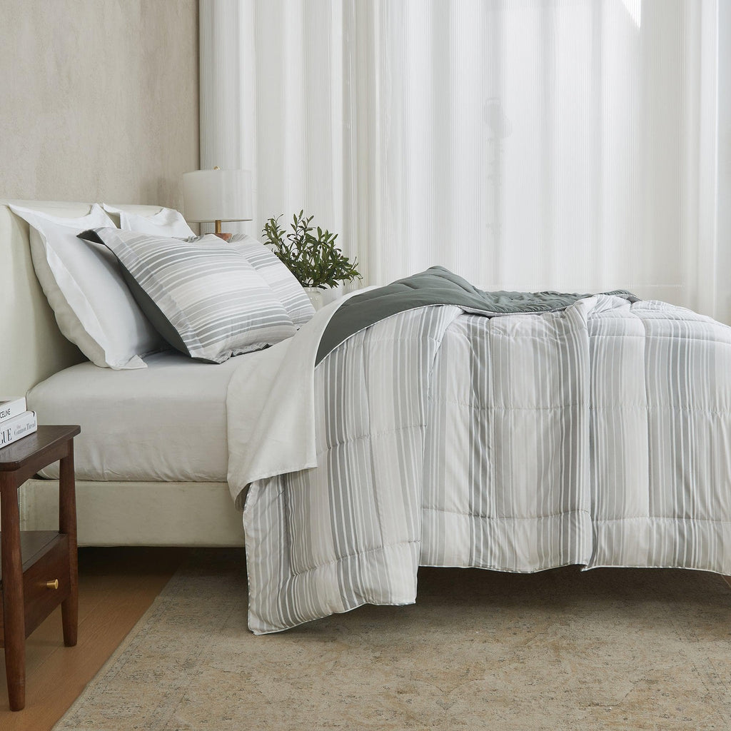 Reversible Comforter Set - Odette Collection - Rustic Avenue