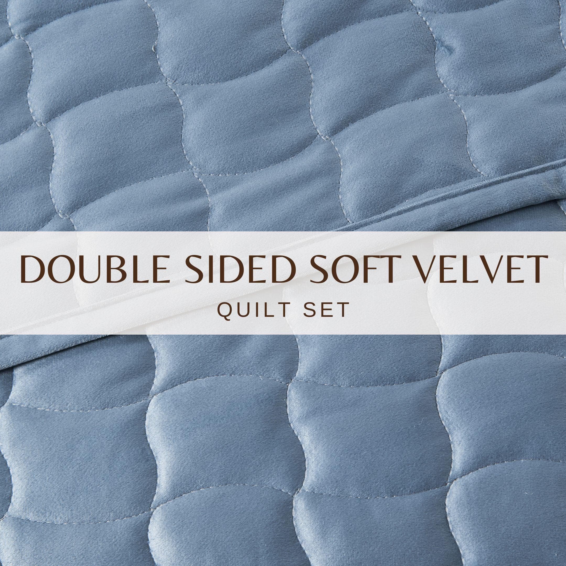 Velvet Box - Stitched Quilt Set - Vivica Collection - Rustic Avenue
