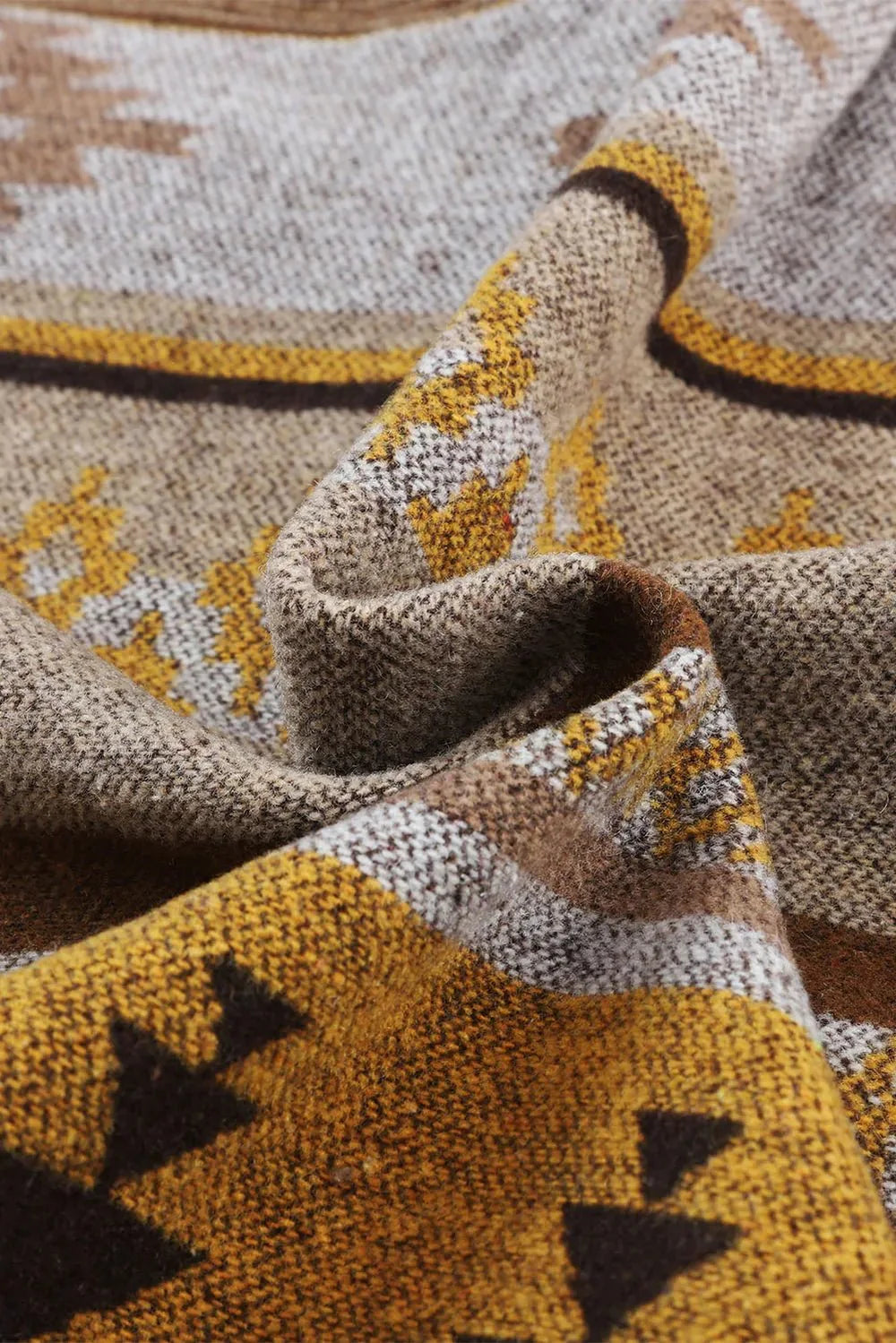 Heather Southwestern Print Light Jacket