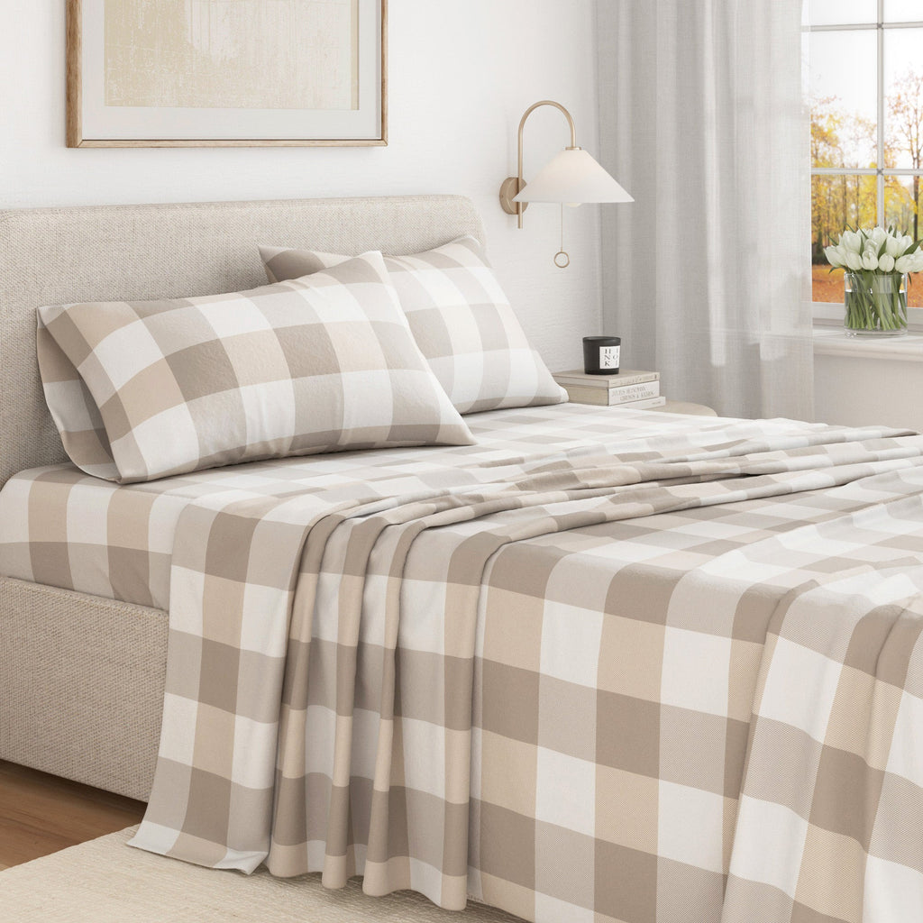 Turkish Cotton Flannel Sheet - Belle Collection - Rustic Avenue