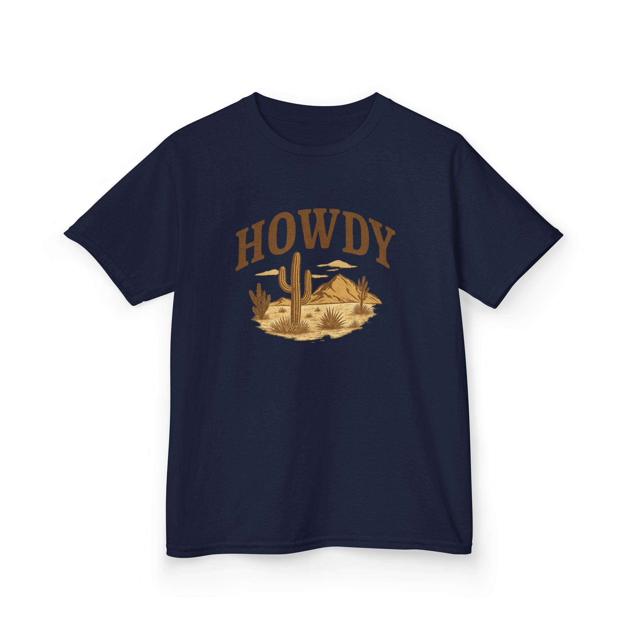 Howdy Southwestern Desert Theme Kids Tee