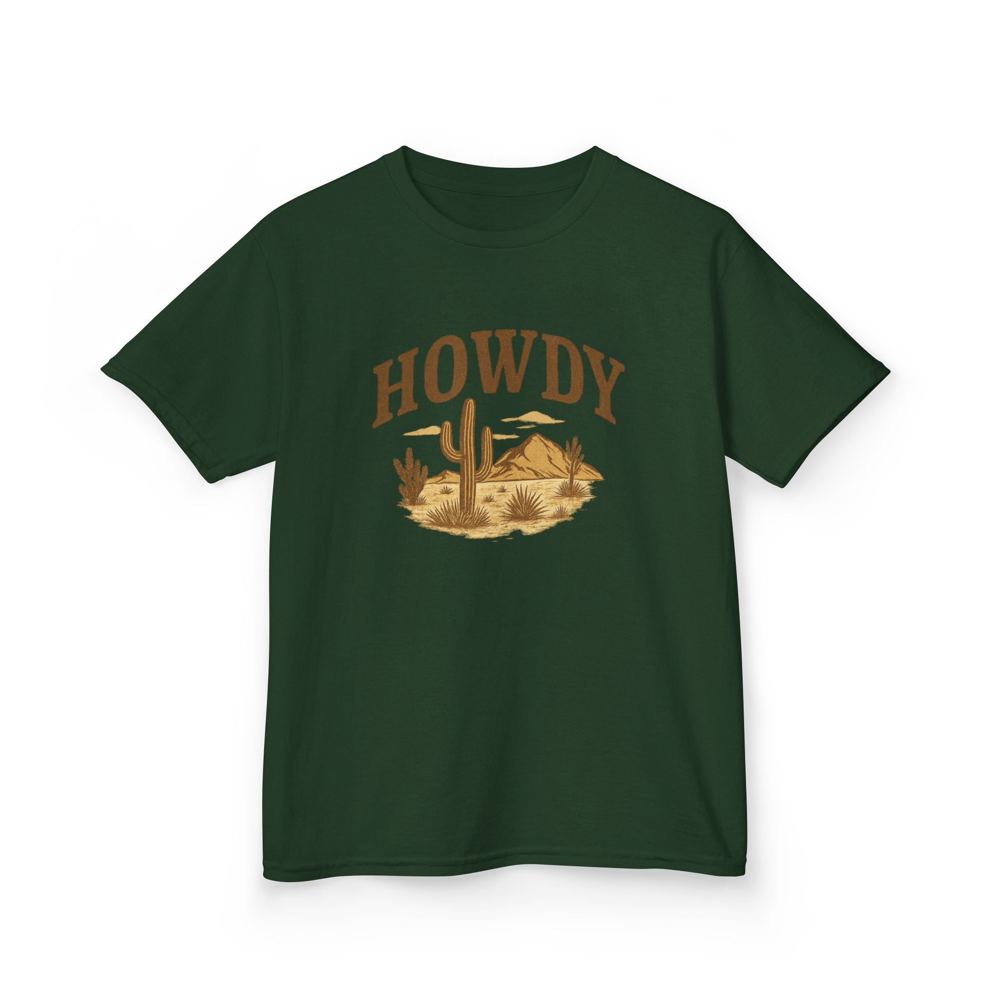 Howdy Southwestern Desert Theme Kids Tee
