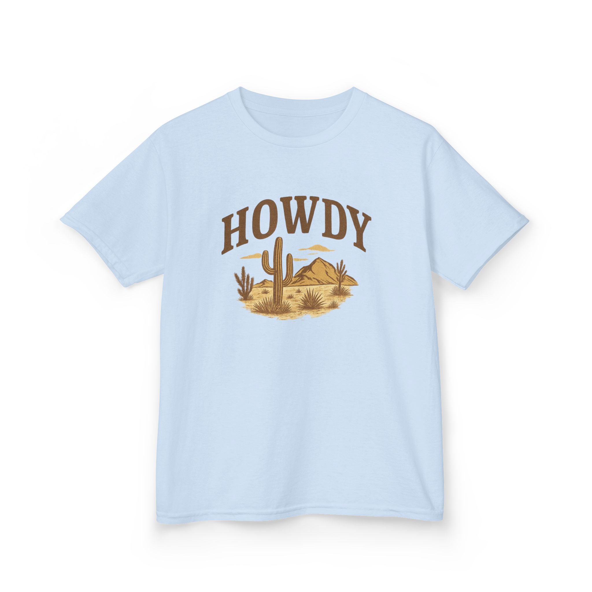 Howdy Southwestern Desert Theme Kids Tee