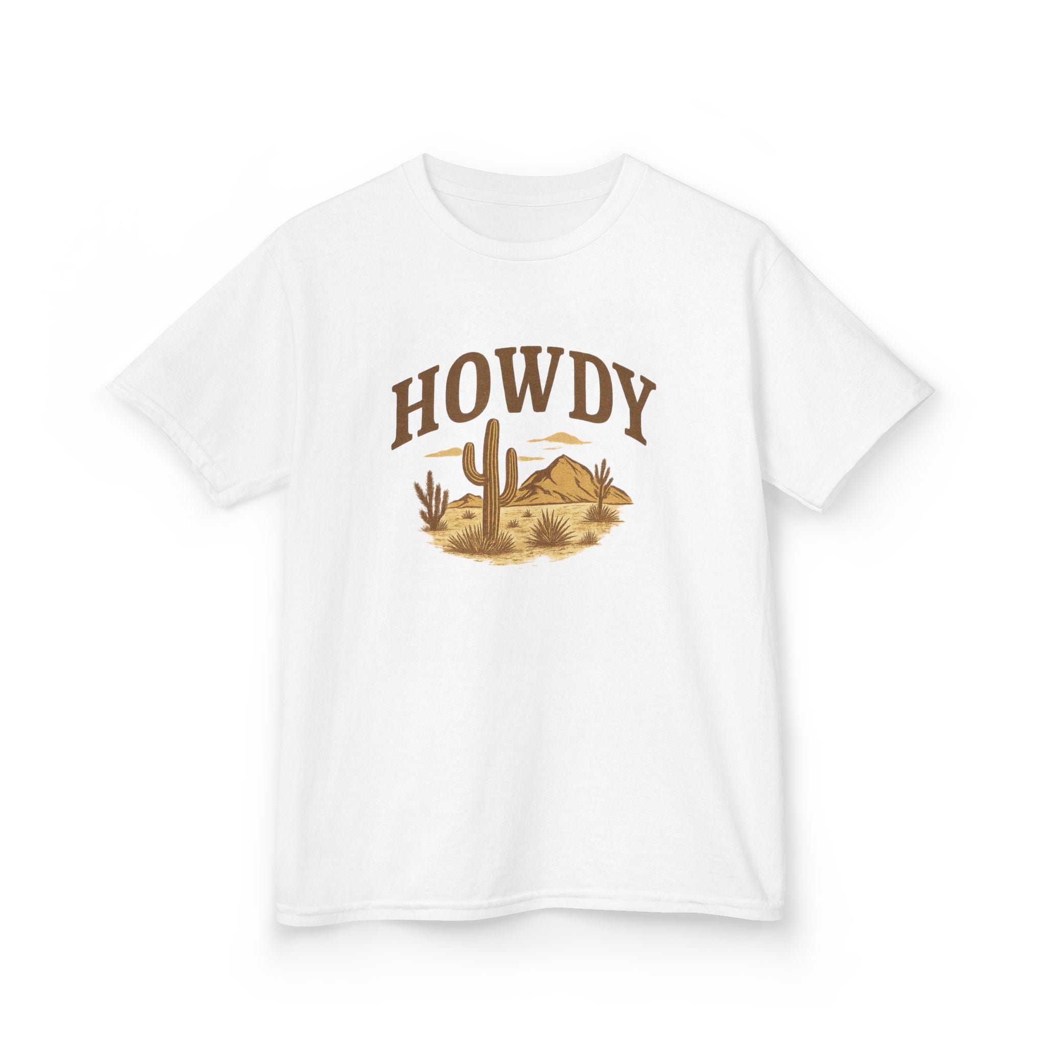 Howdy Southwestern Desert Theme Kids Tee