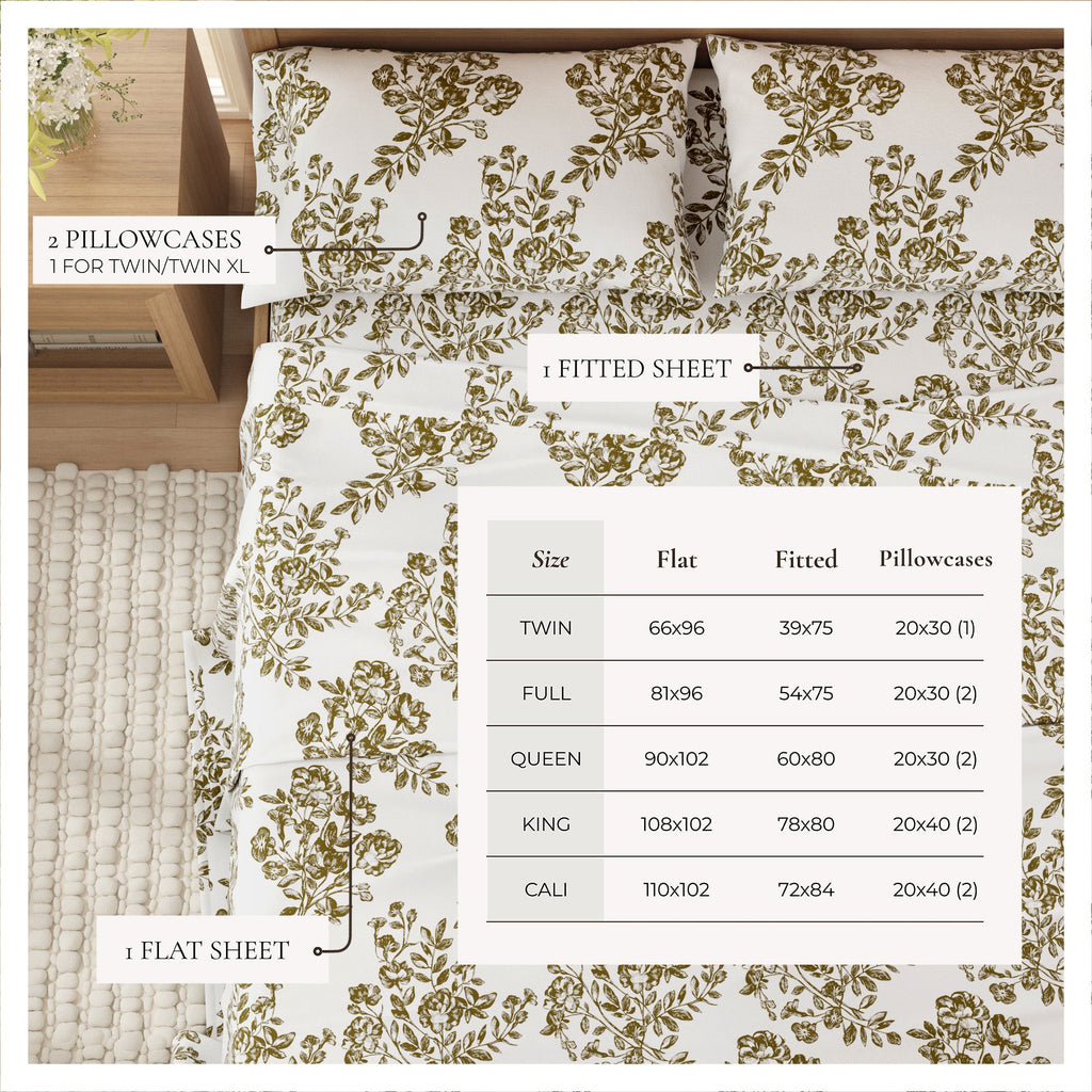 Turkish Cotton Flannel Sheet - Belle Collection - Rustic Avenue