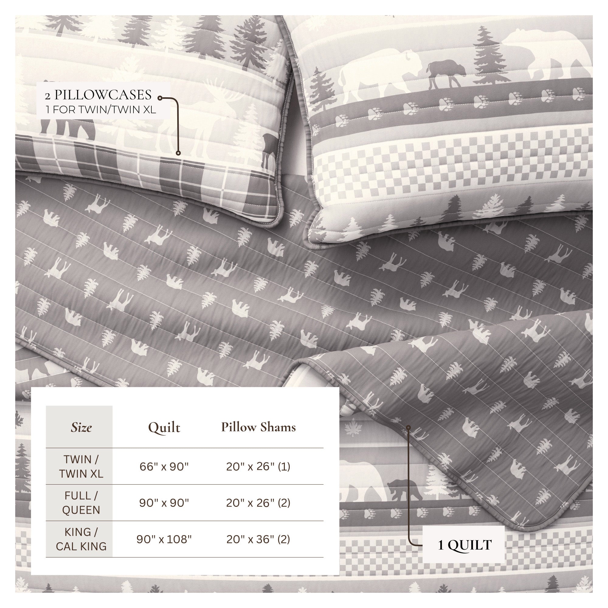Rustic Landscape Quilt Set - Matthew Collection - Rustic Avenue