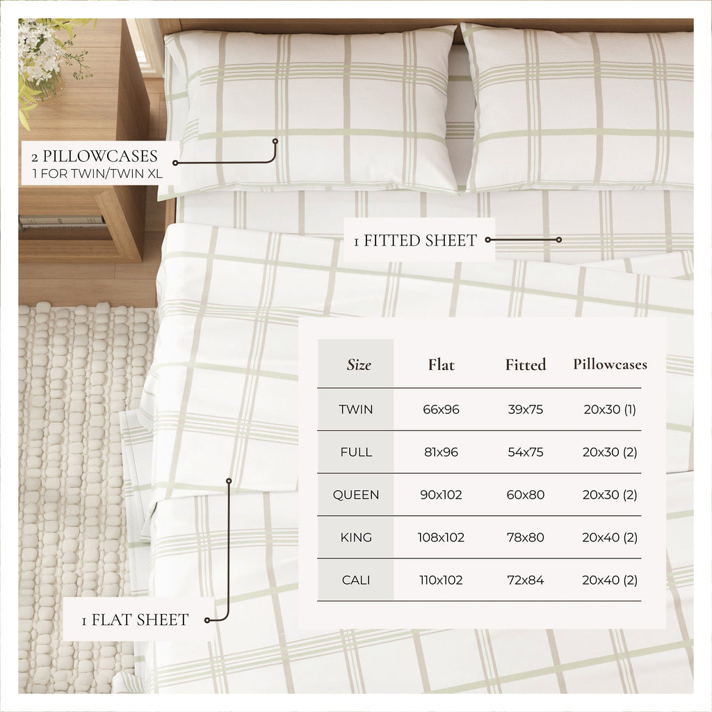 Turkish Cotton Flannel Sheet - Belle Collection - Rustic Avenue