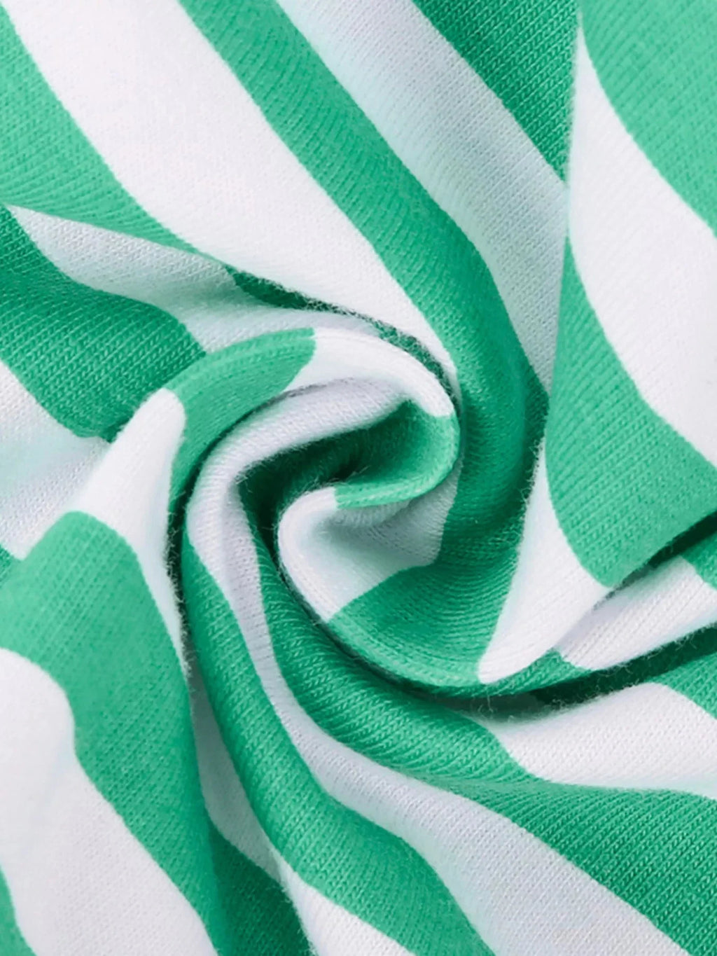 Kid's Christmas Reindeer Applique Striped Long Sleeve Dress