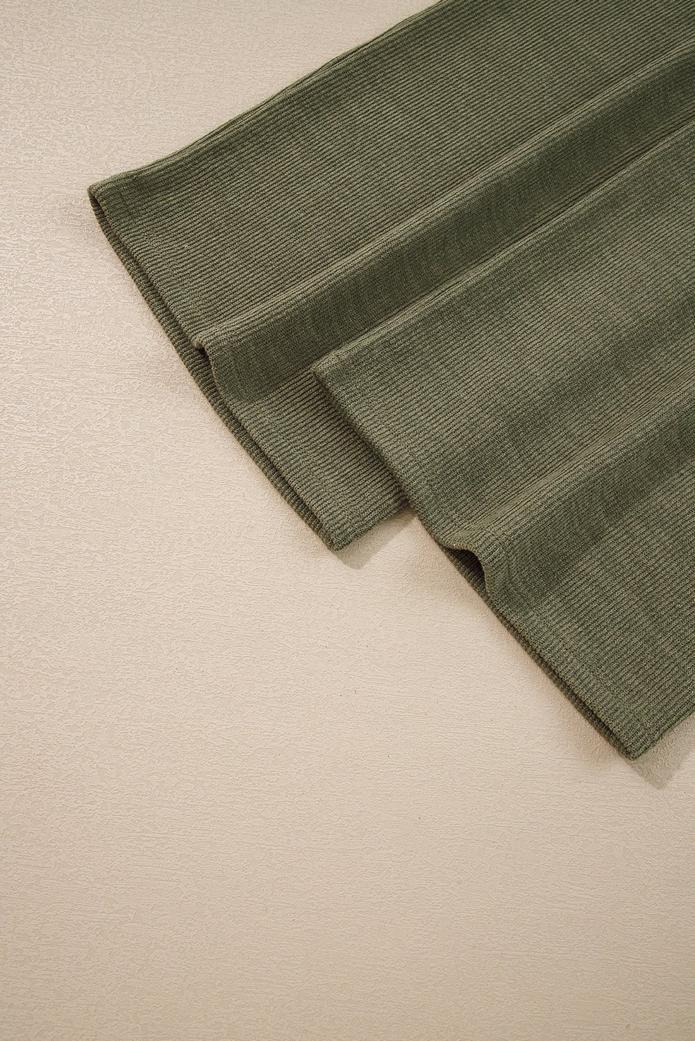 Laurel Green Knit Overall Jumpsuit