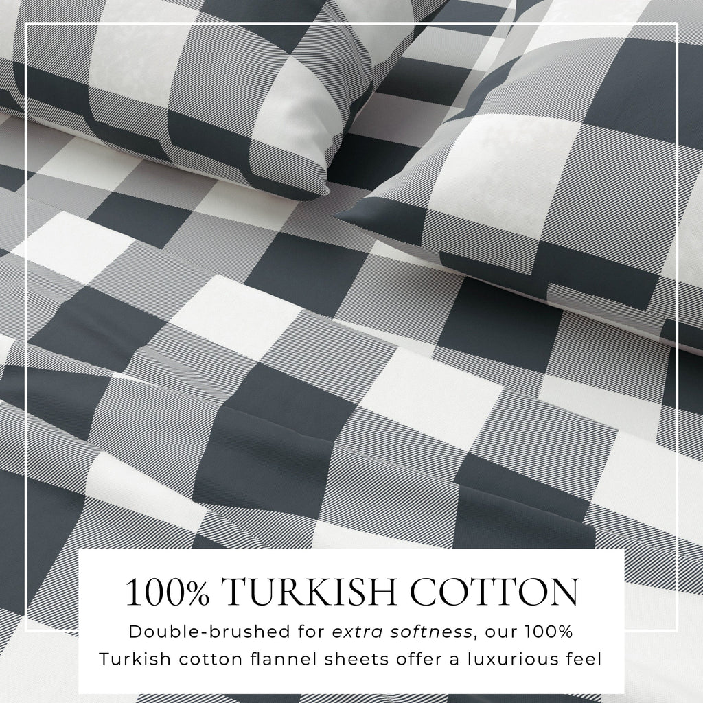 Turkish Cotton Flannel Sheet - Belle Collection - Rustic Avenue