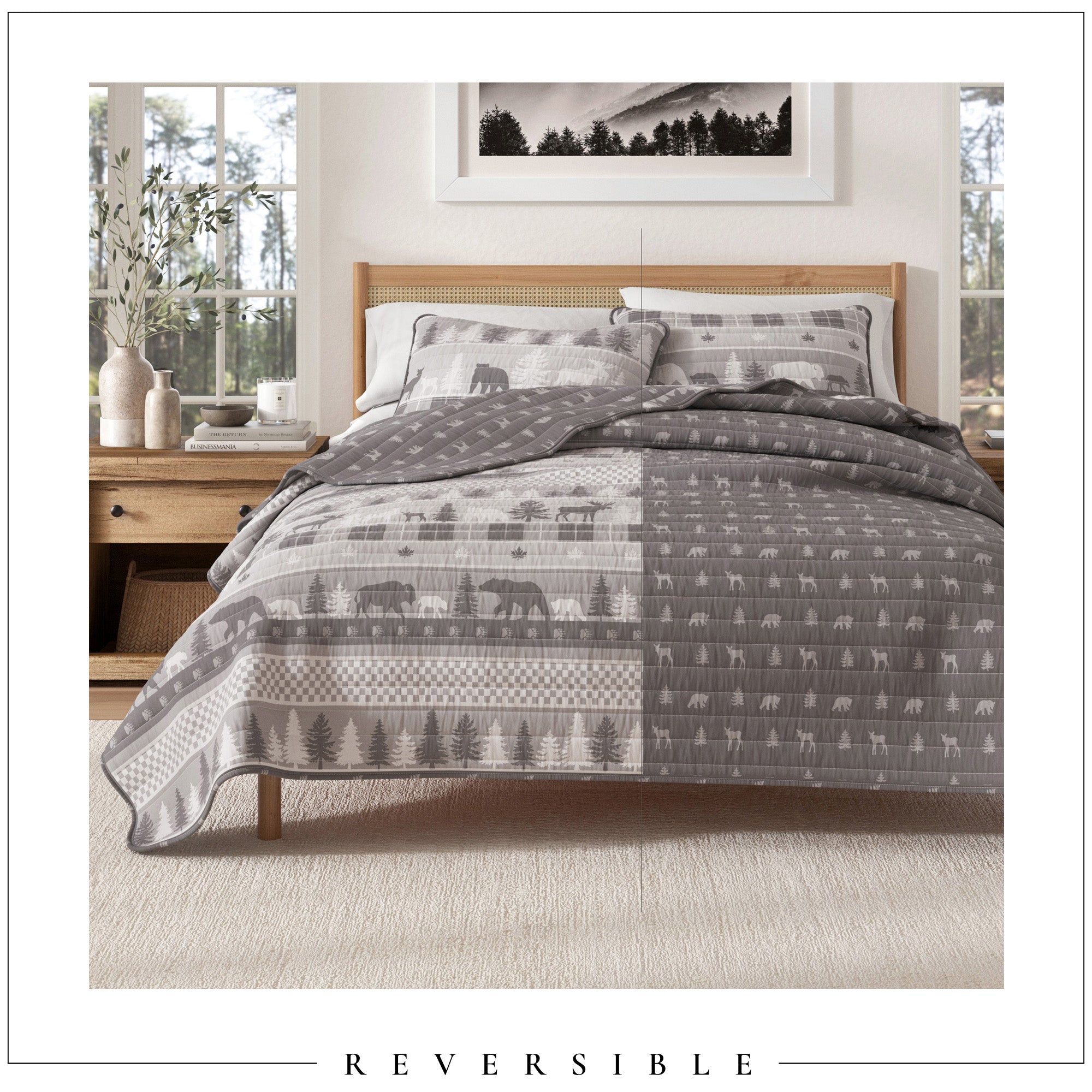 Rustic Landscape Quilt Set - Matthew Collection - Rustic Avenue