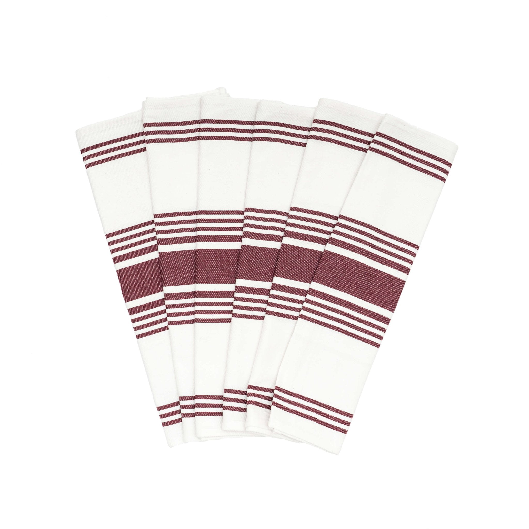 Striped Kitchen Towels - Rustic Avenue
