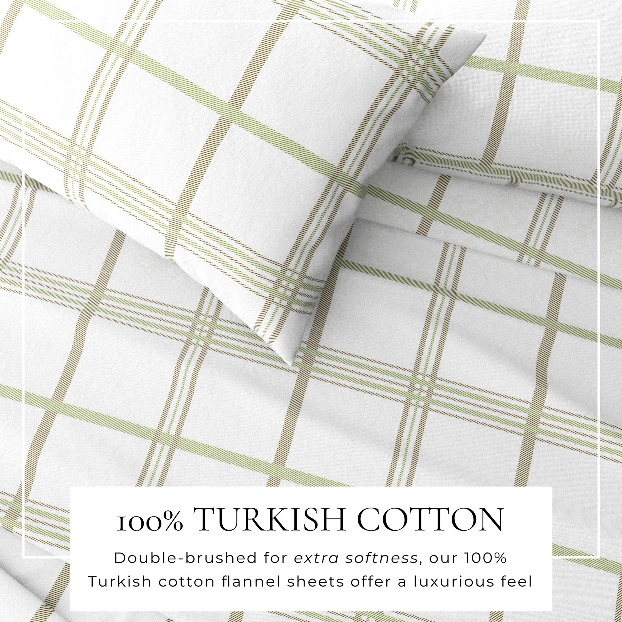 Turkish Cotton Flannel Sheet - Belle Collection - Rustic Avenue