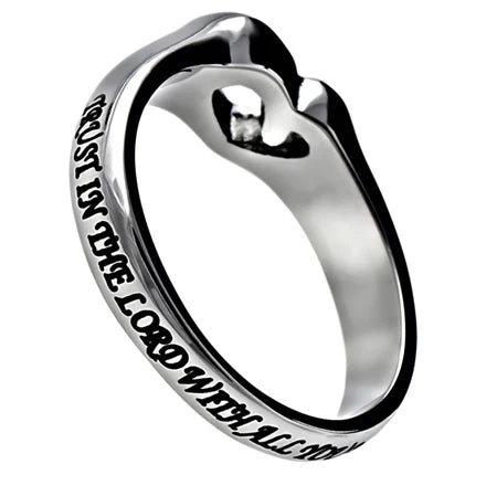 Mini Heart Ring - Trust - SC - Rustic Avenue