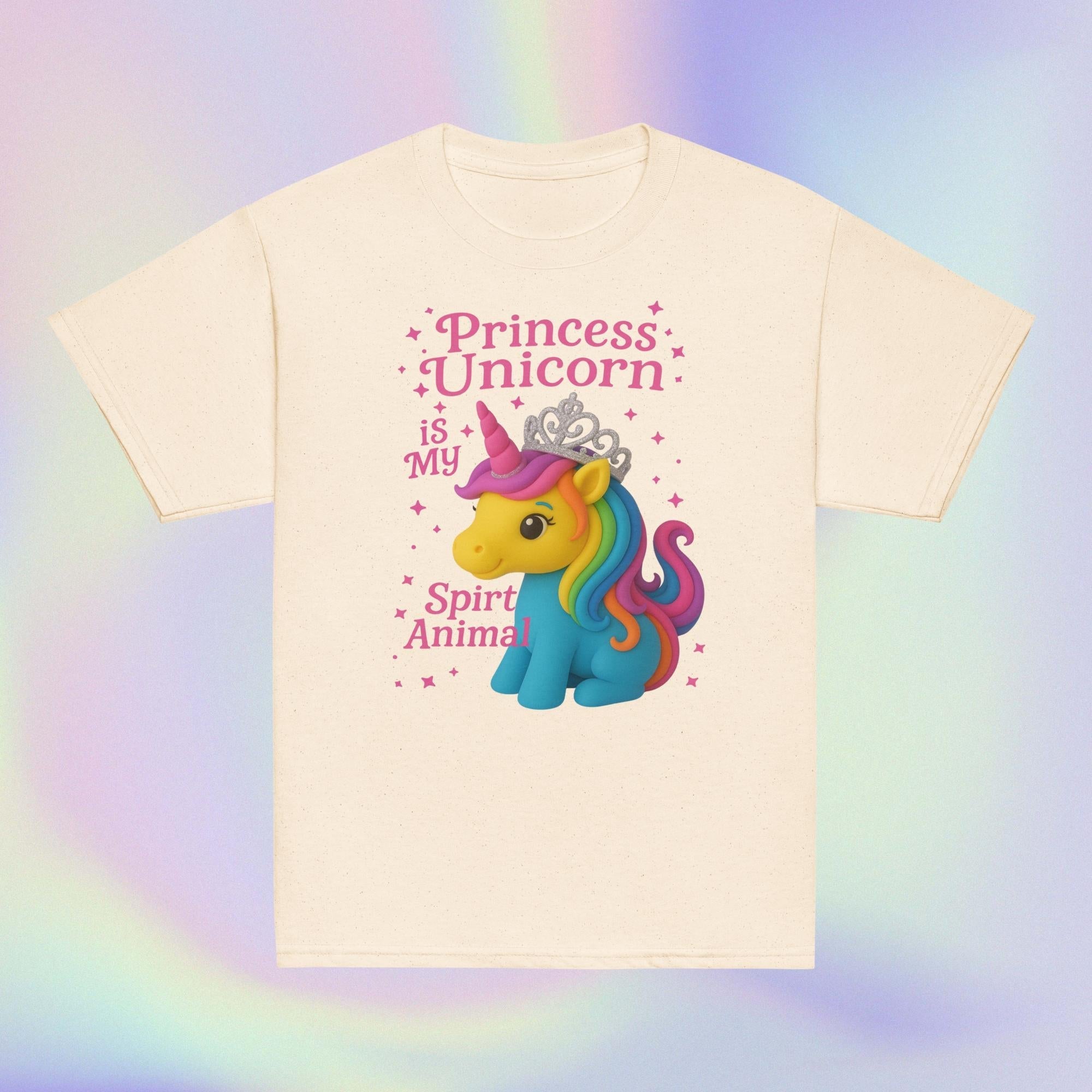 Princess Unicorn Spirit Animal Kid's Tee