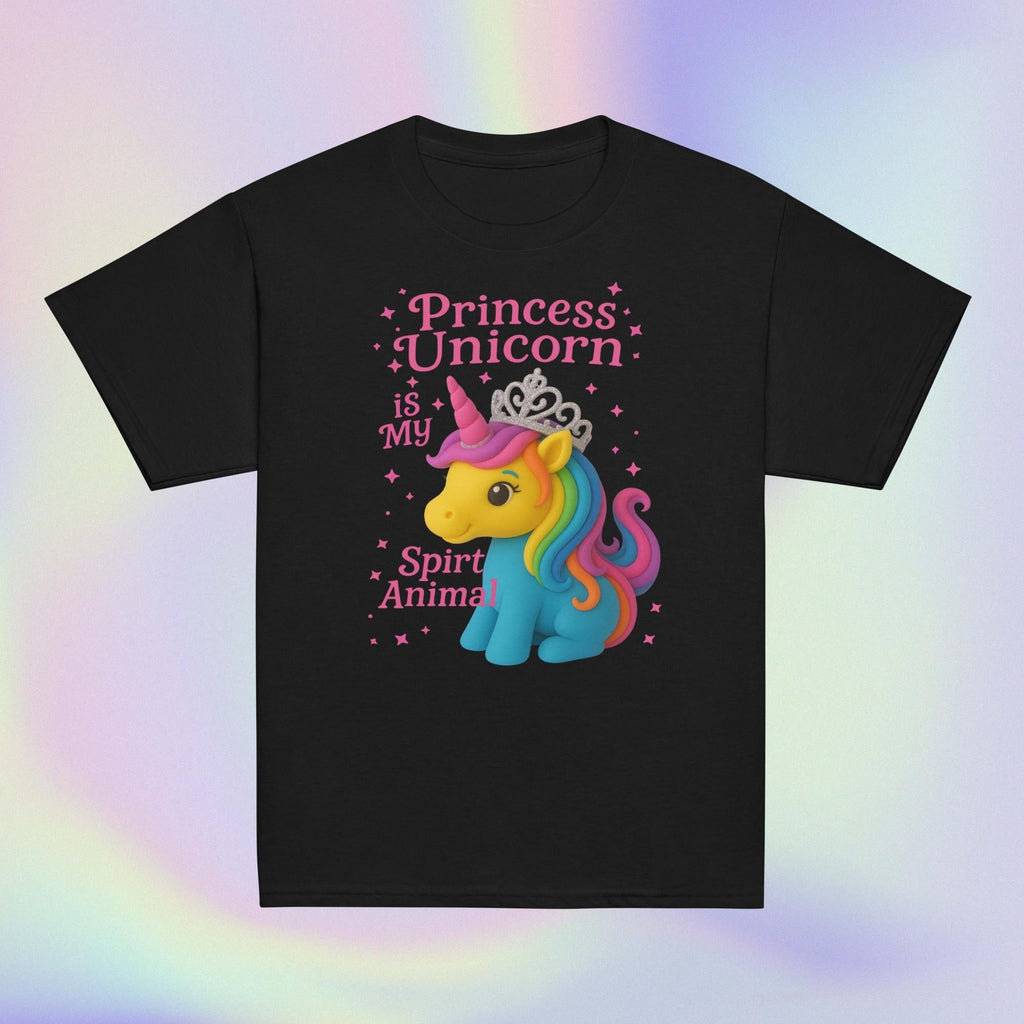 Princess Unicorn Spirit Animal Kid's Tee
