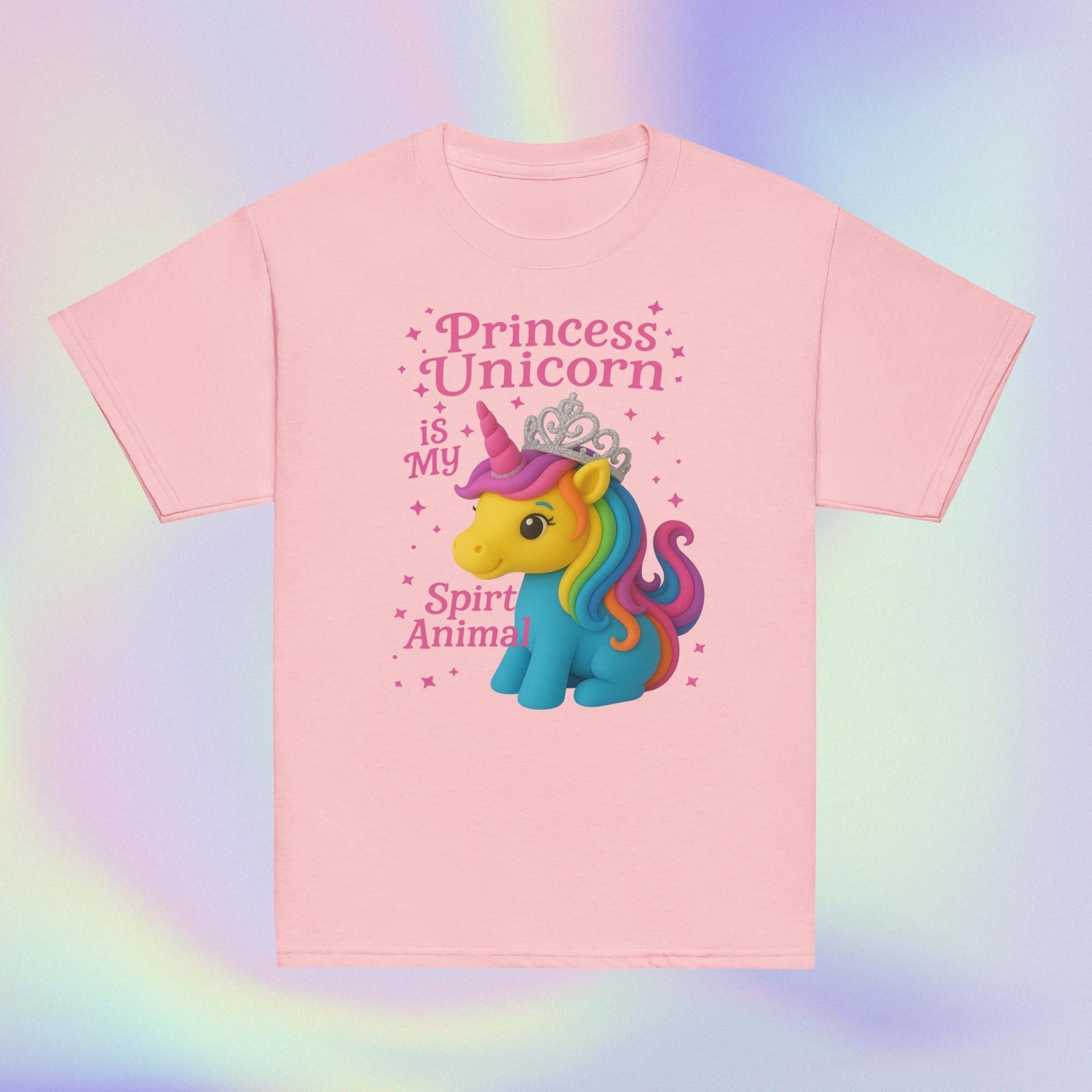 Princess Unicorn Spirit Animal Kid's Tee