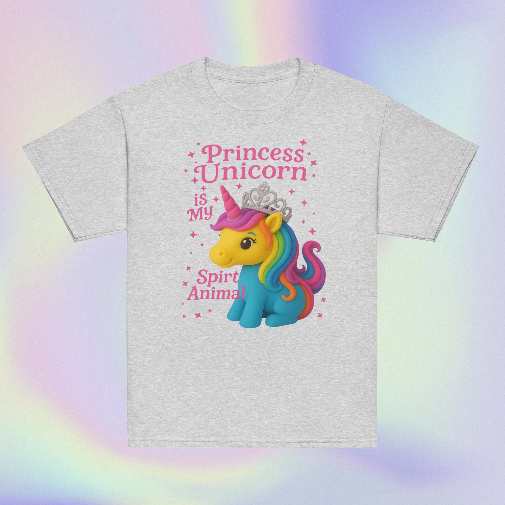 Princess Unicorn Spirit Animal Kid's Tee