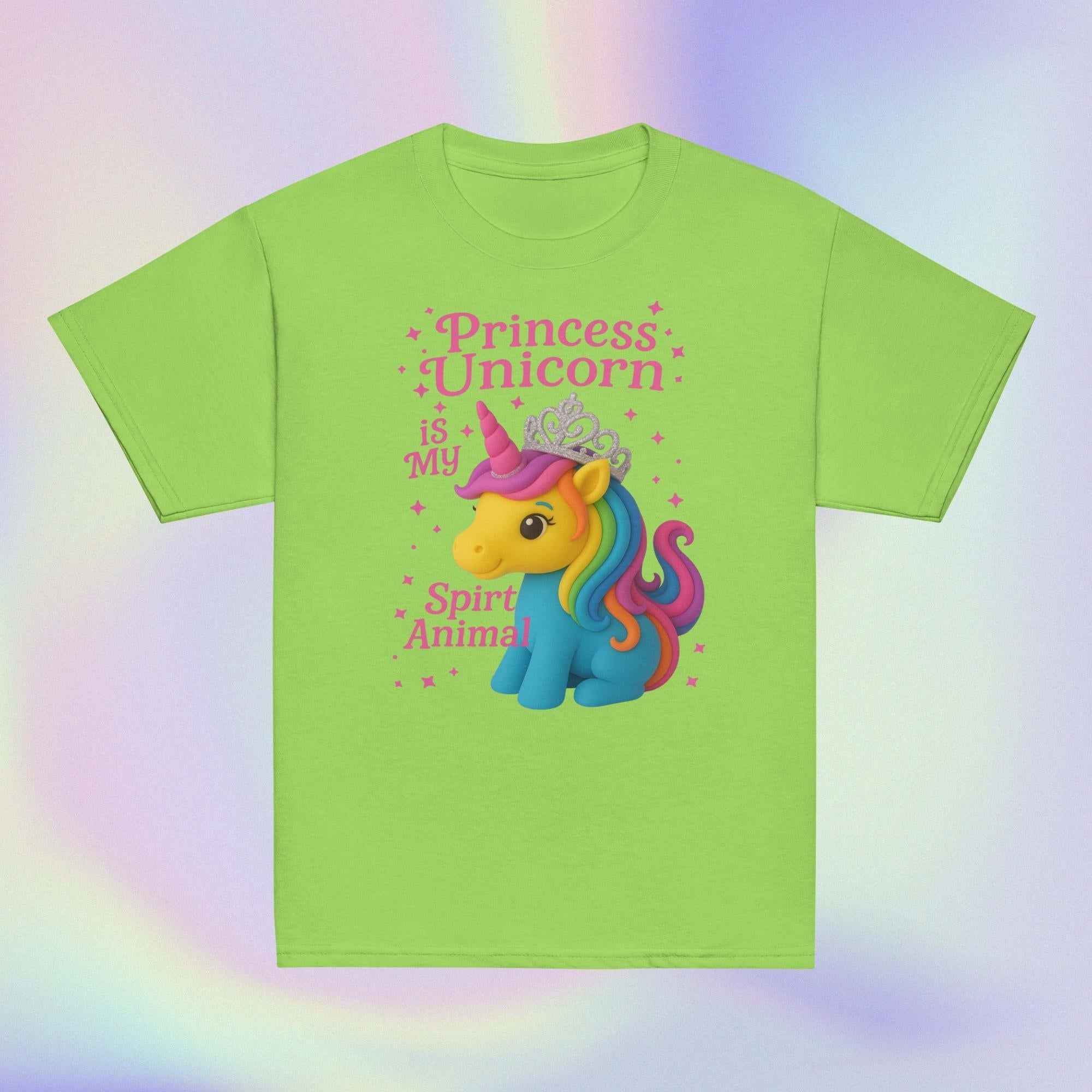 Princess Unicorn Spirit Animal Kid's Tee