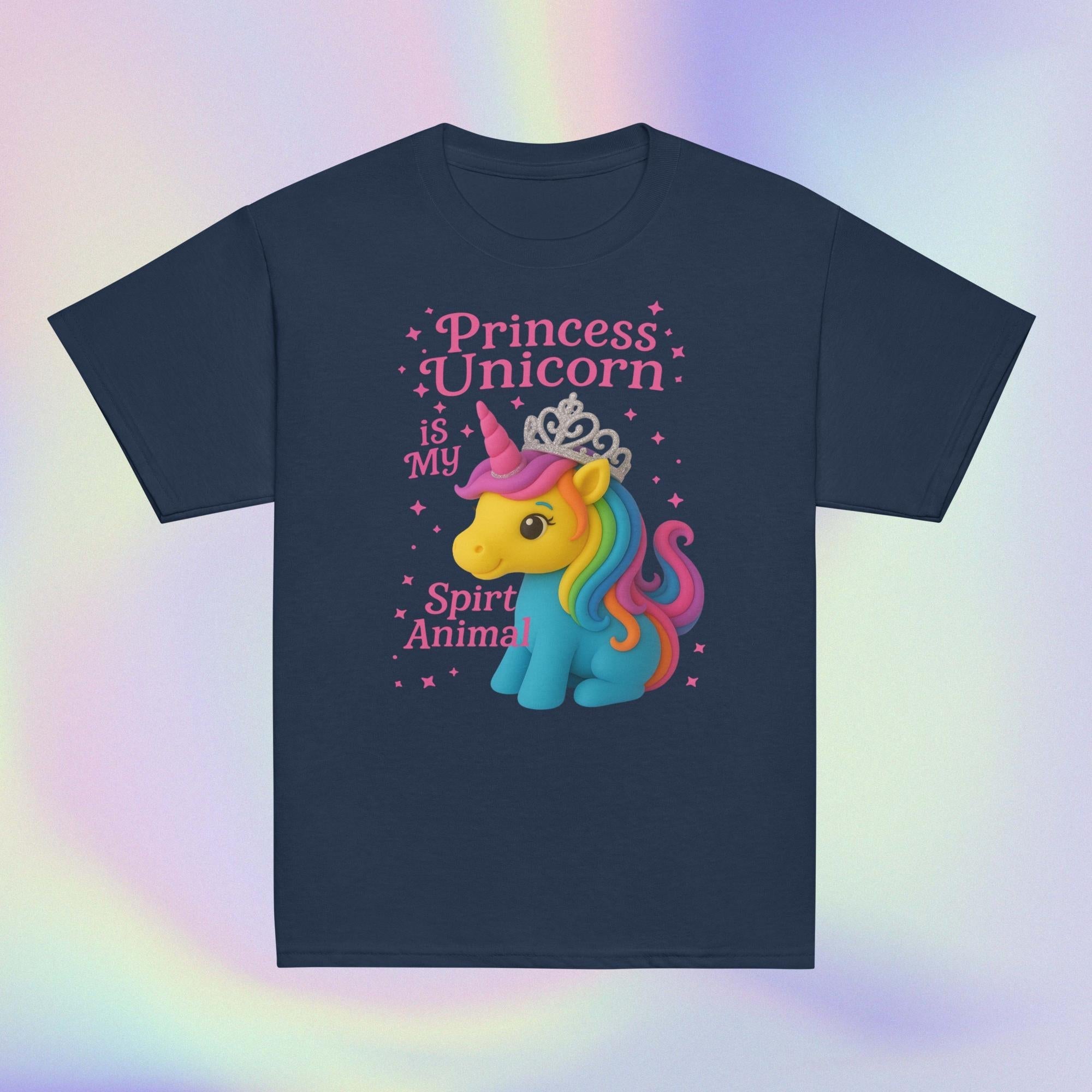 Princess Unicorn Spirit Animal Kid's Tee