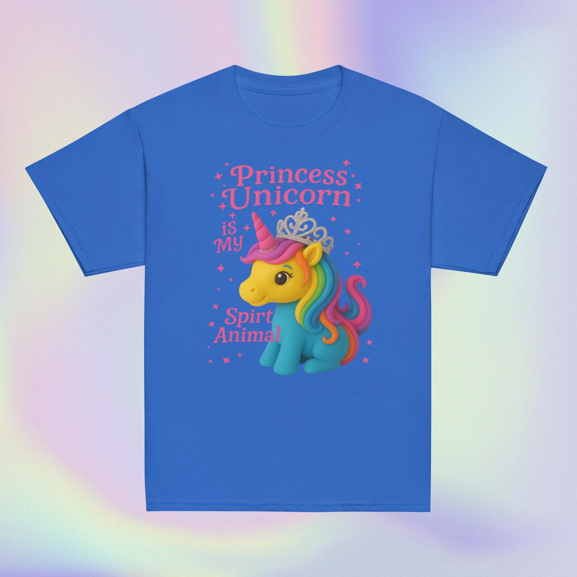 Princess Unicorn Spirit Animal Kid's Tee