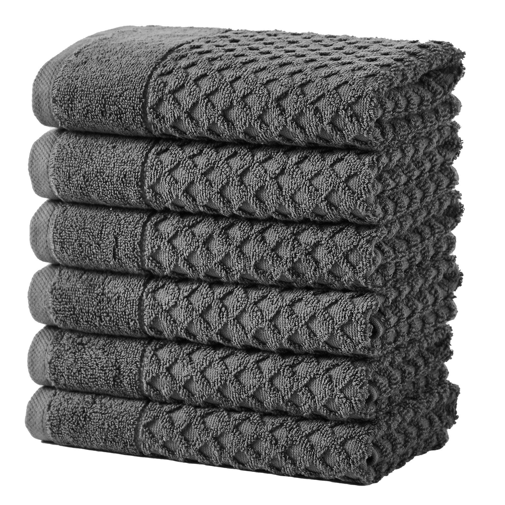 Cotton Diamond Waffle Weave Bath Towel Set - Grayson Collection - Rustic Avenue