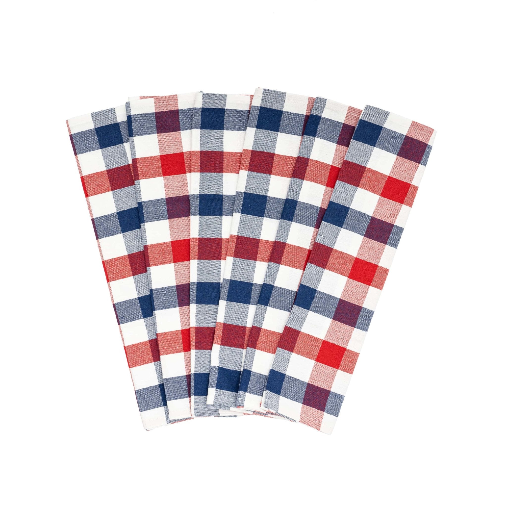 Plaid Kitchen Towels - Rustic Avenue