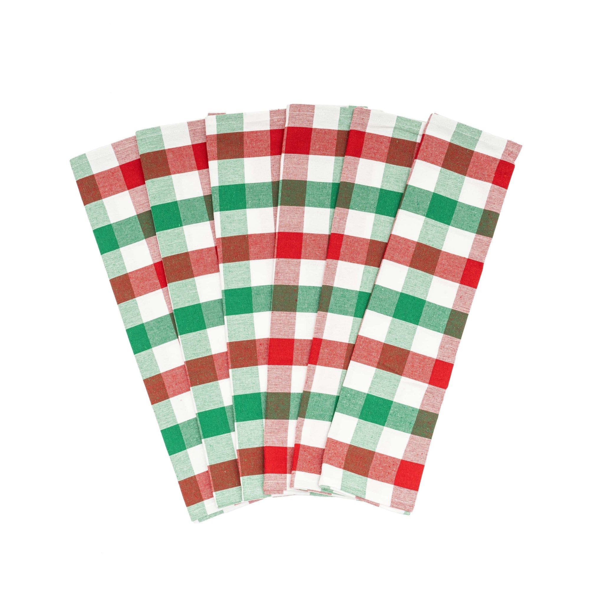 Plaid Kitchen Towels - Rustic Avenue