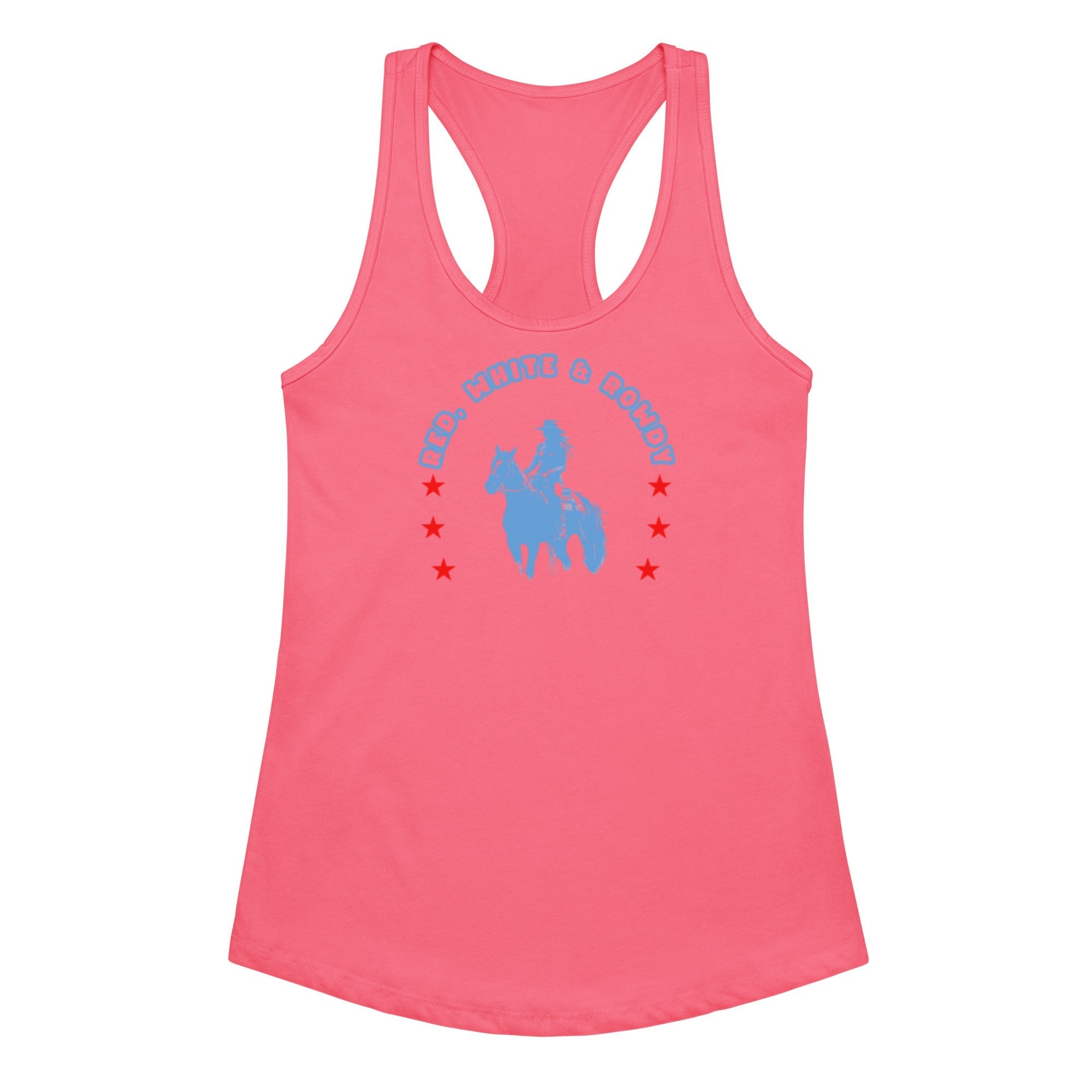 Red White and Rowdy Horseshoe Tank