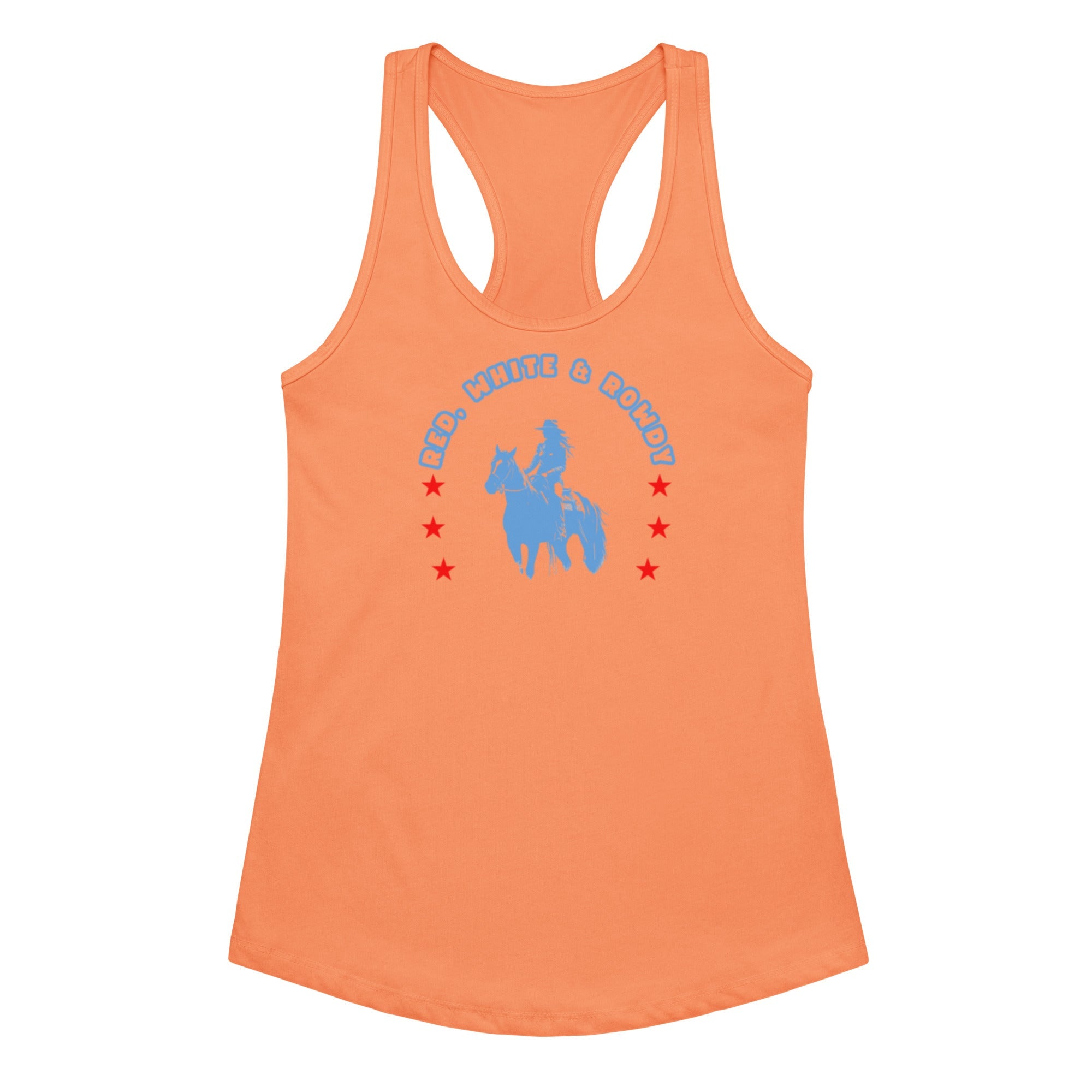 Red White and Rowdy Horseshoe Tank