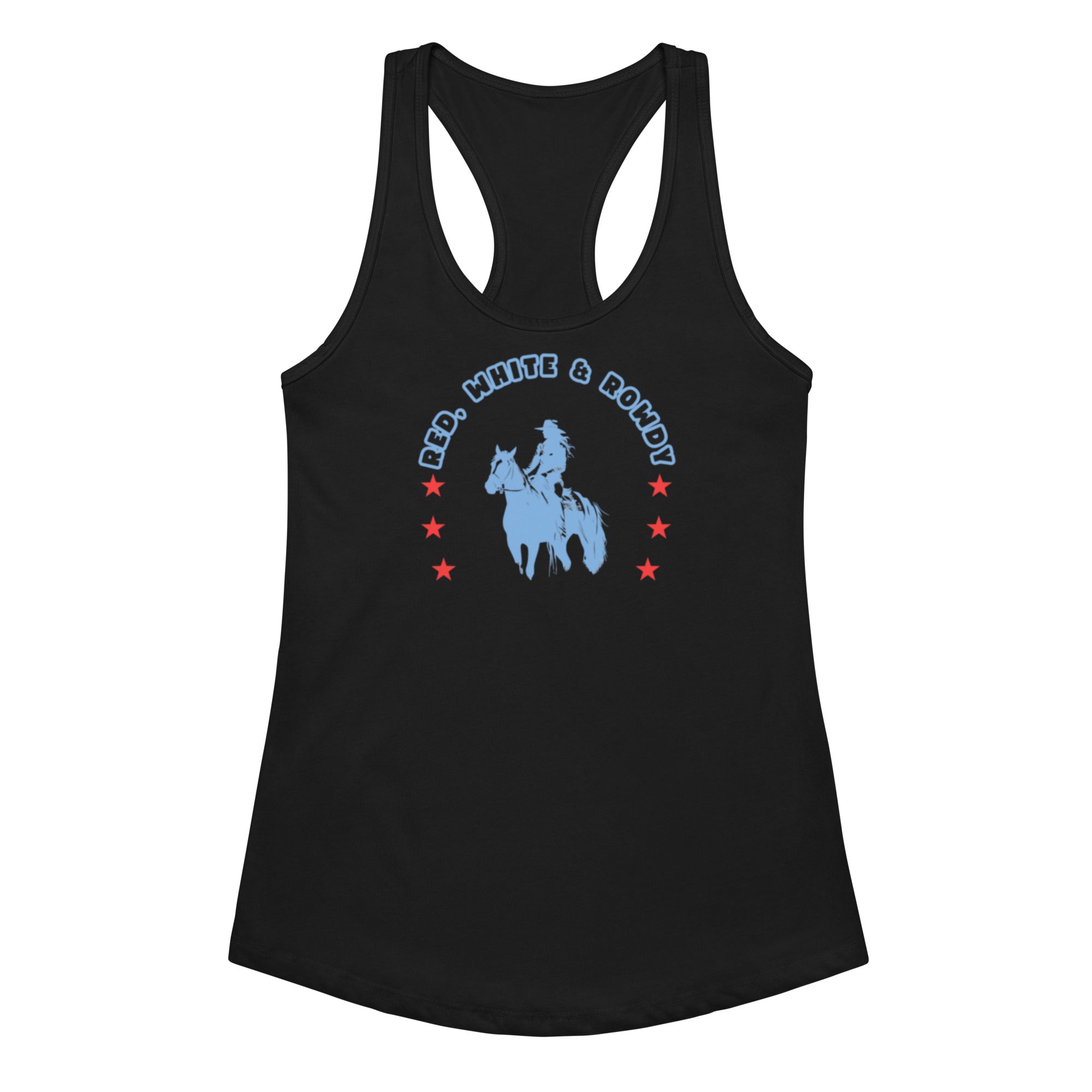 Red White and Rowdy Horseshoe Tank