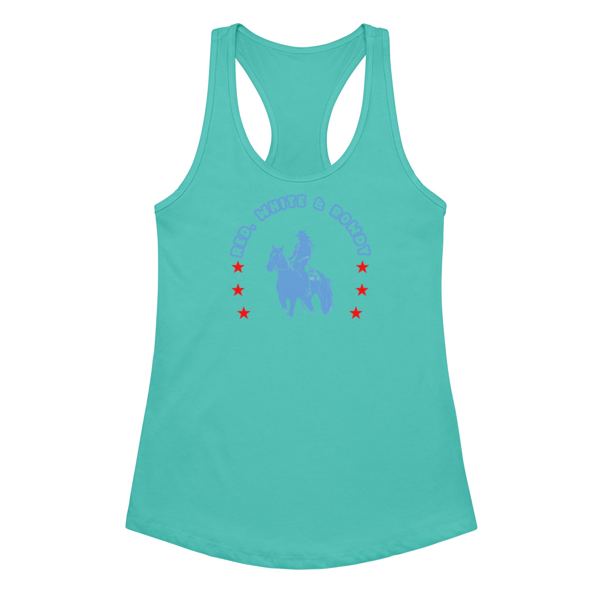 Red White and Rowdy Horseshoe Tank