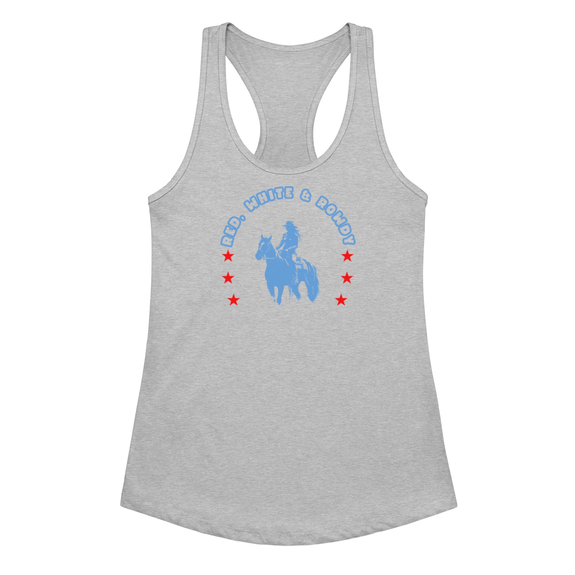 Red White and Rowdy Horseshoe Tank